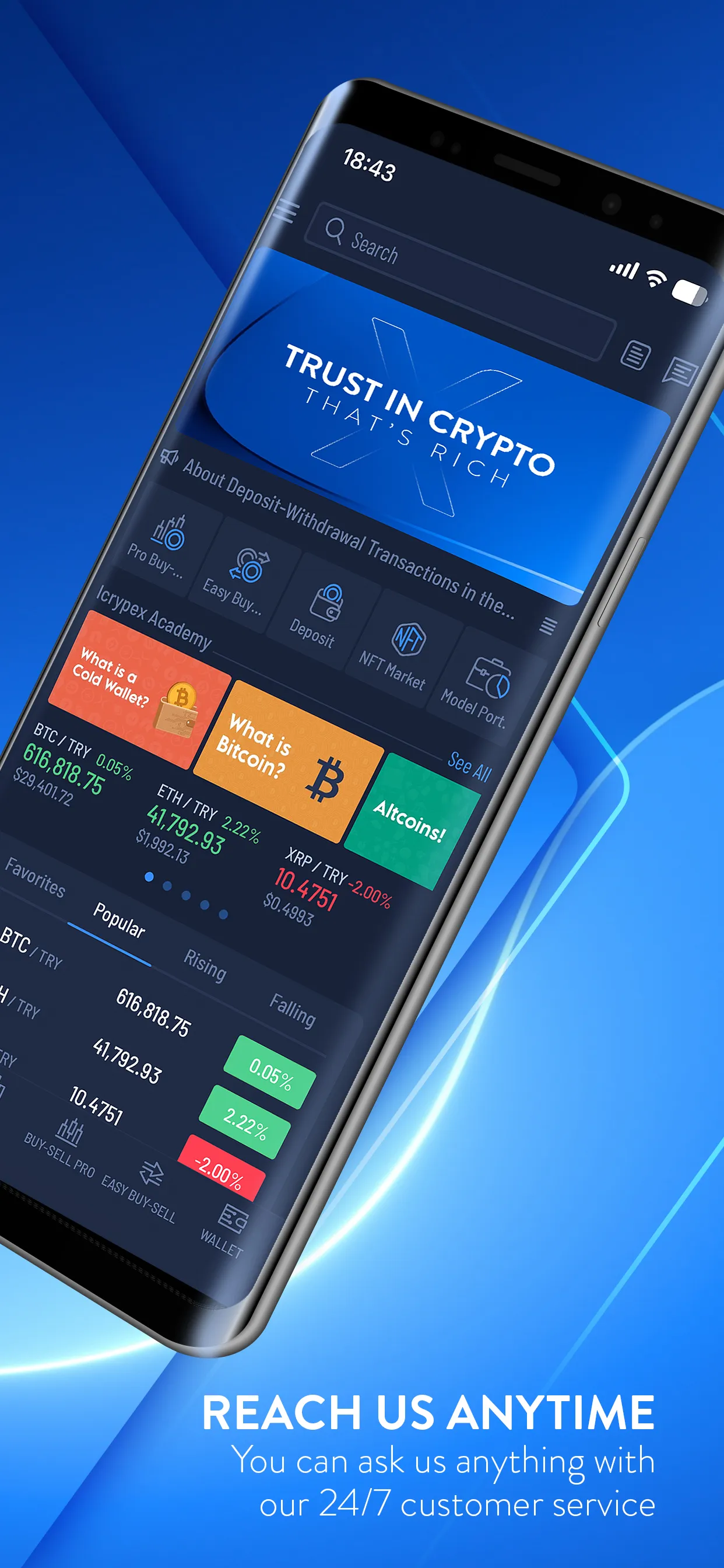 ICRYPEX: Buy and Sell Bitcoin | Indus Appstore | Screenshot