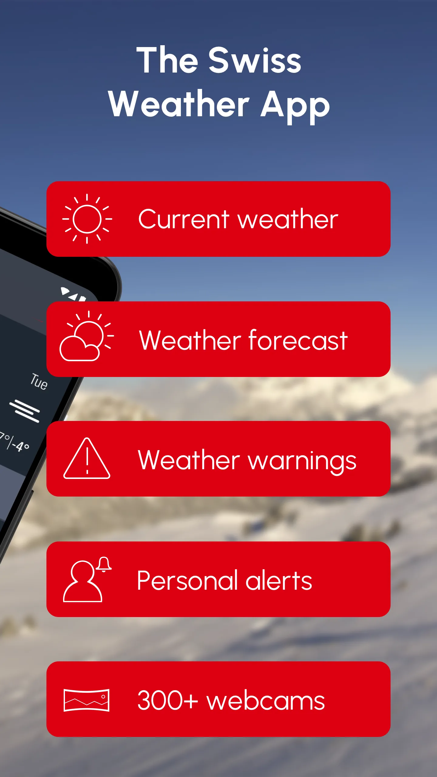 Weather Alarm - Swiss Meteo | Indus Appstore | Screenshot