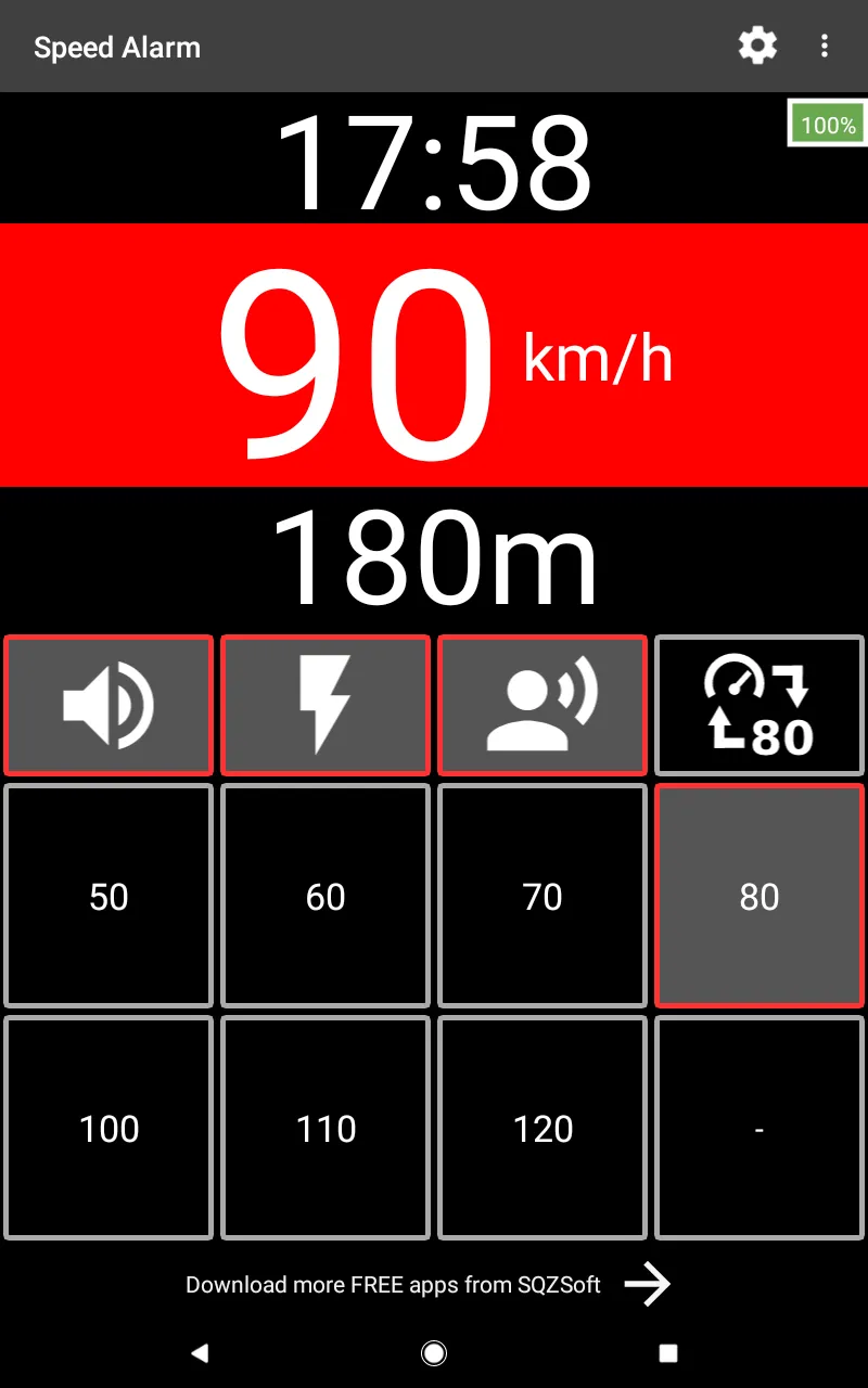 Speed Alarm | Indus Appstore | Screenshot