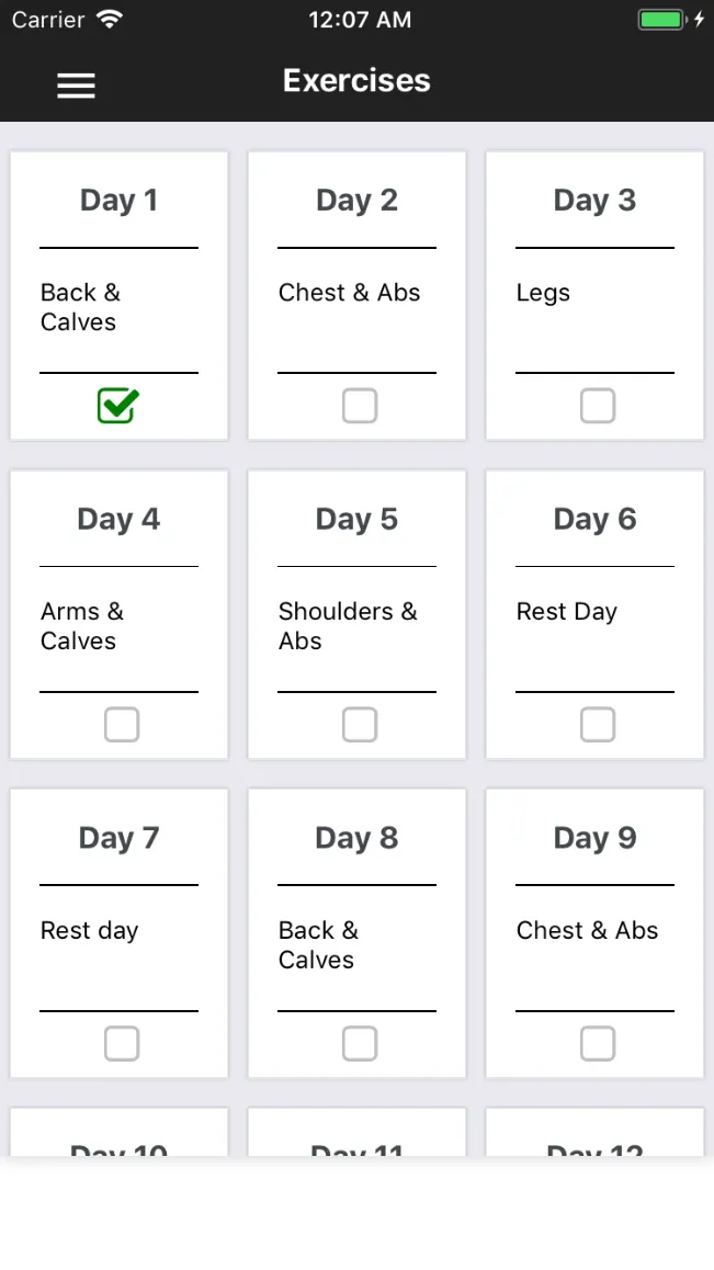 MuscleBuilding8Weeks | Indus Appstore | Screenshot