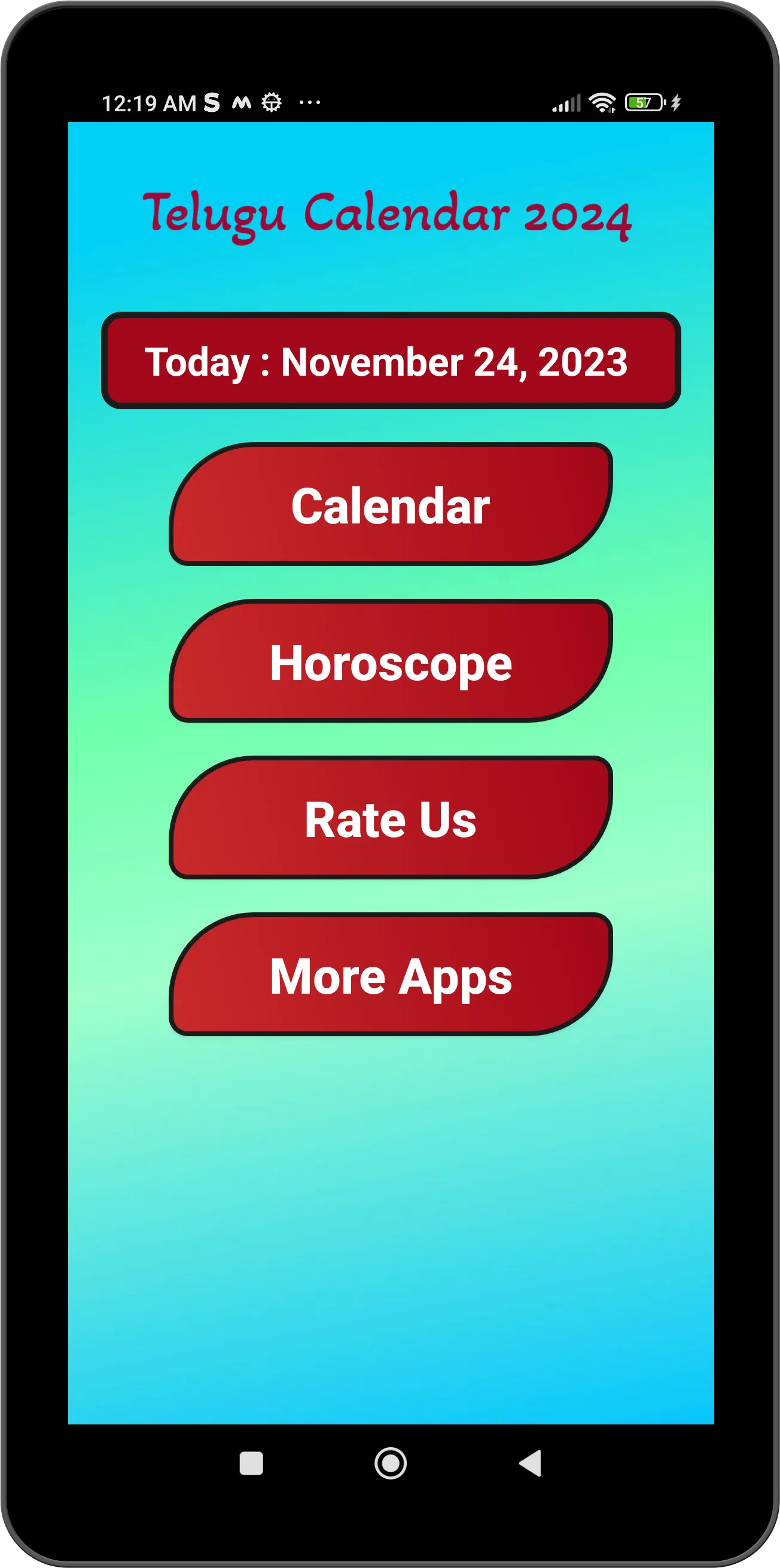 Telugu Calendar 2024 | Indus Appstore | Screenshot