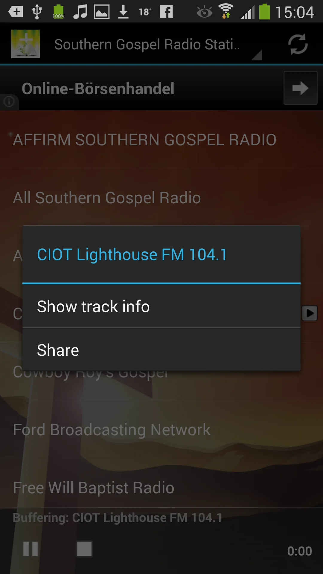 Southern Gospel Radio Stations | Indus Appstore | Screenshot