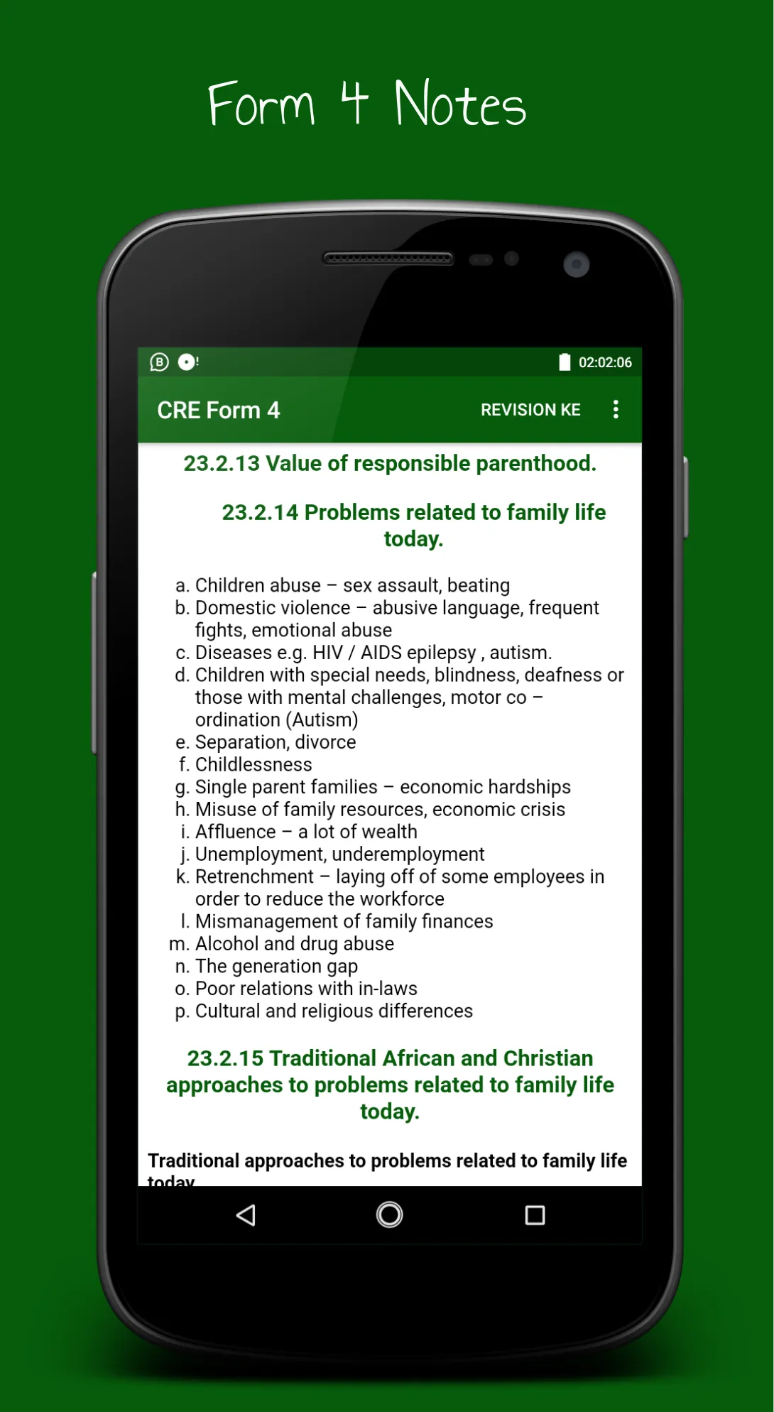 CRE Notes & Papers Form 1-4 | Indus Appstore | Screenshot