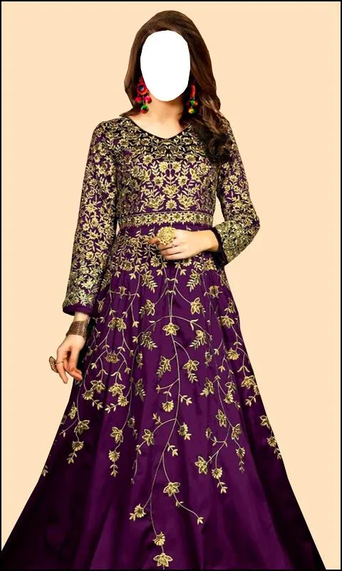 Women Anarkali Dress PhotoSuit | Indus Appstore | Screenshot