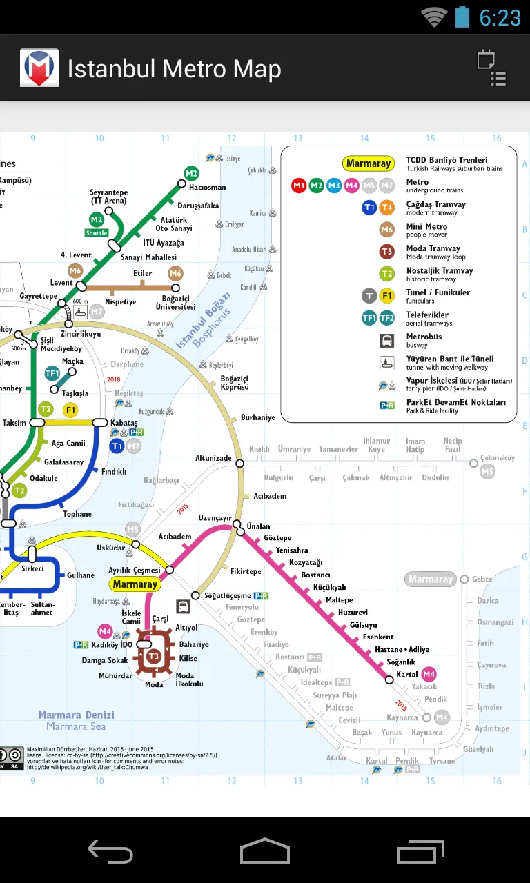 Istanbul Metro Map | Indus Appstore | Screenshot