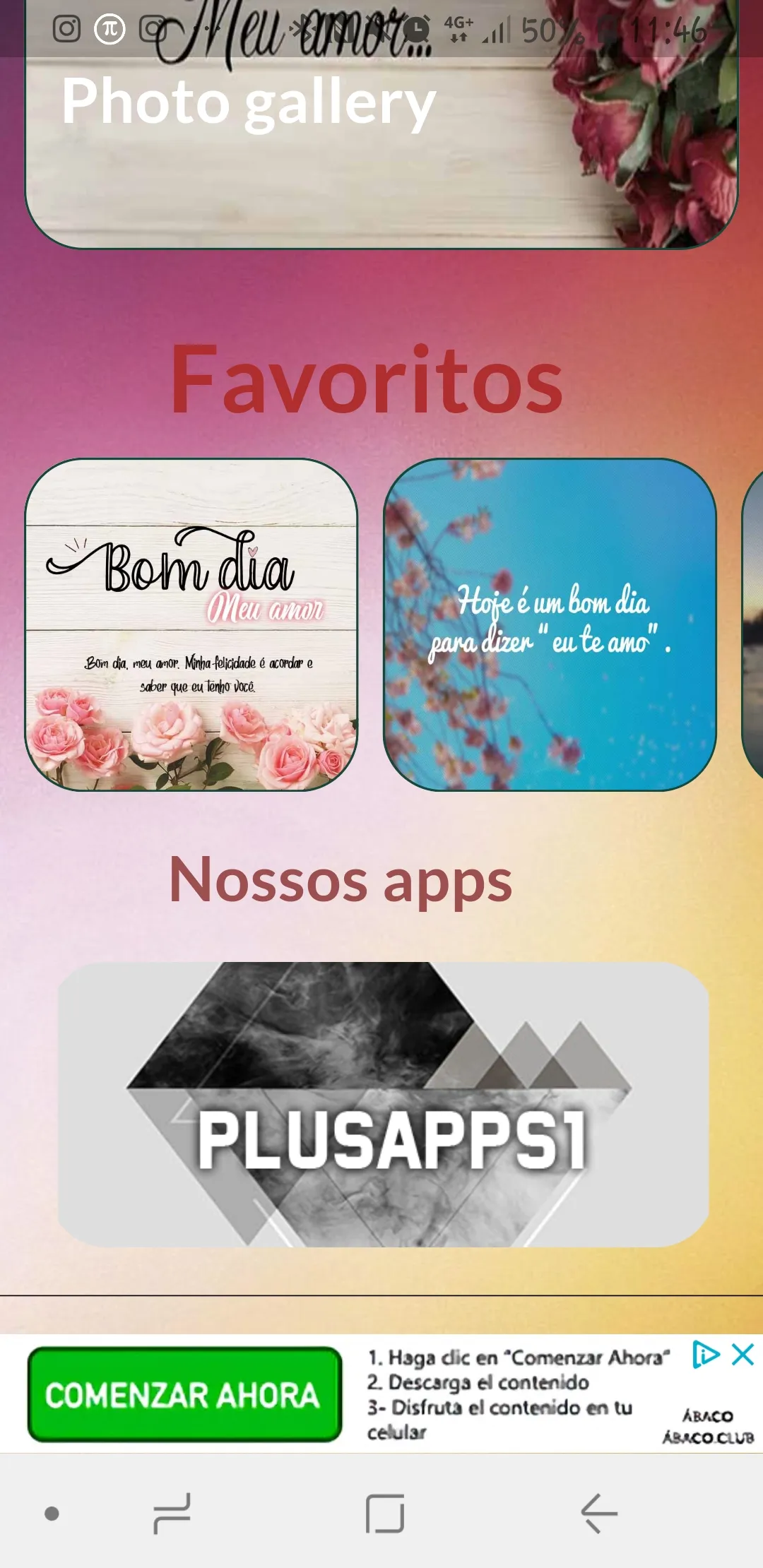 TE AMO AMORZINHO! BOM DIA! | Indus Appstore | Screenshot