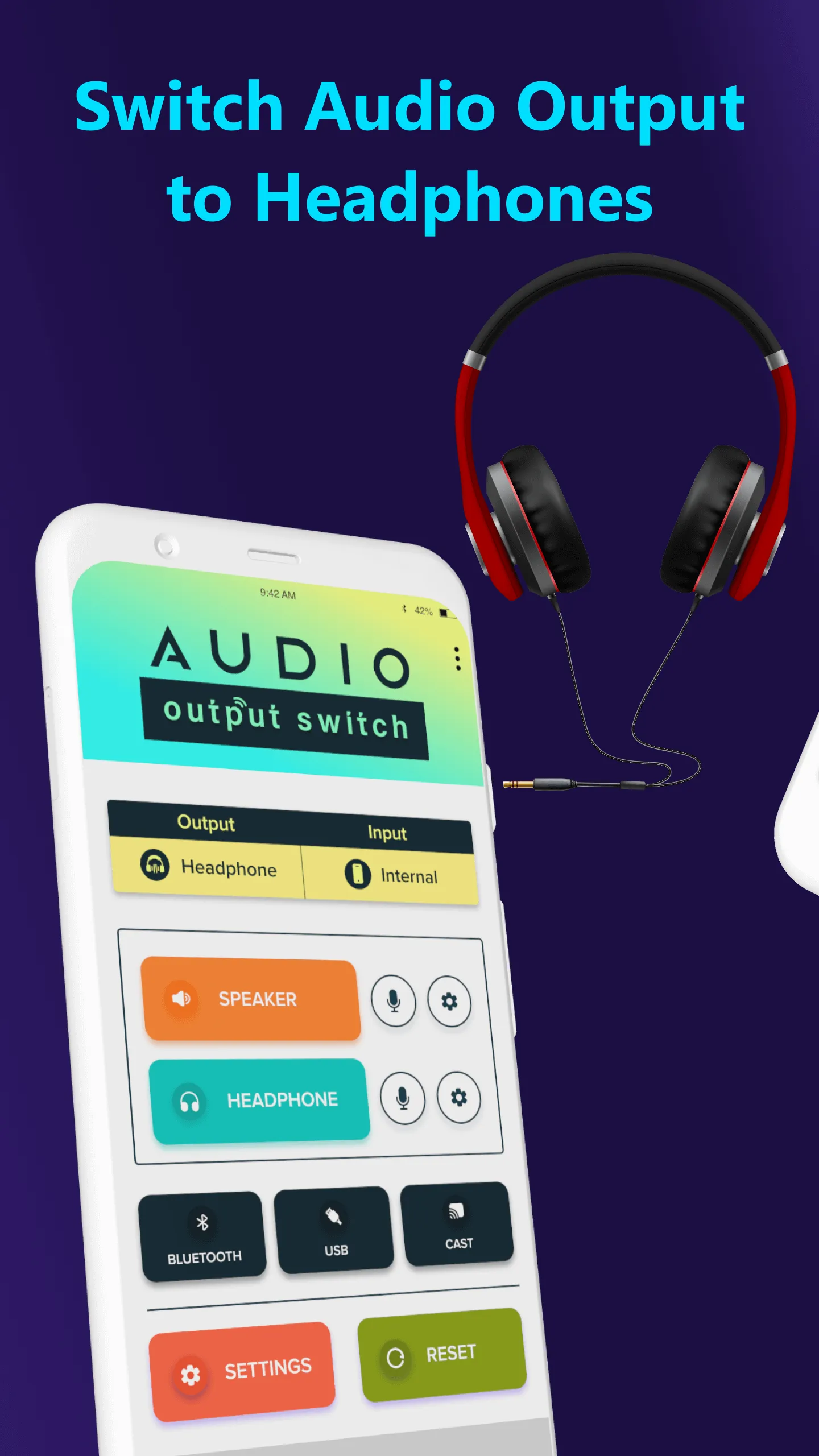 Audio Output Switch | Indus Appstore | Screenshot