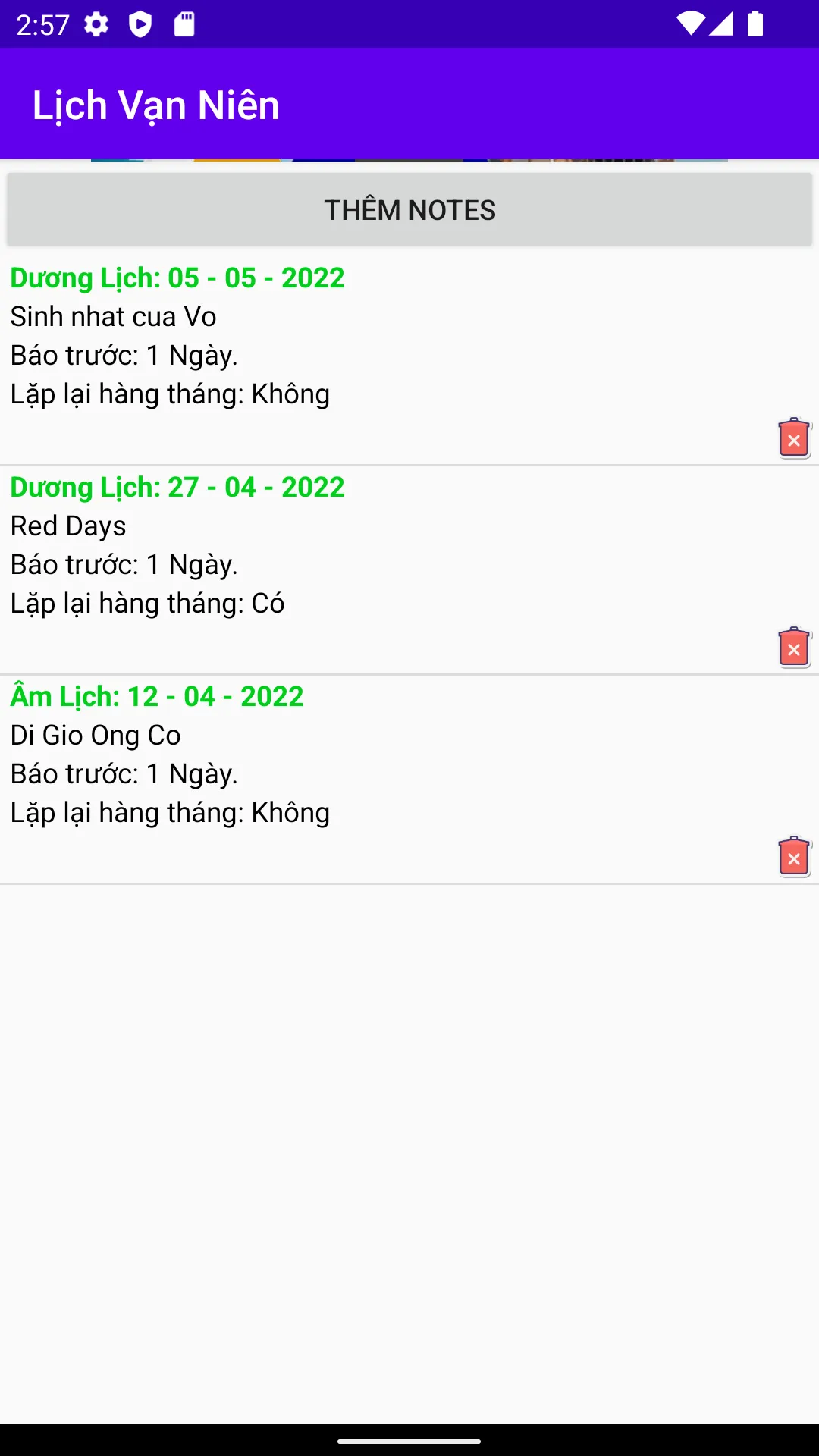 Lịch Vạn Niên | Indus Appstore | Screenshot