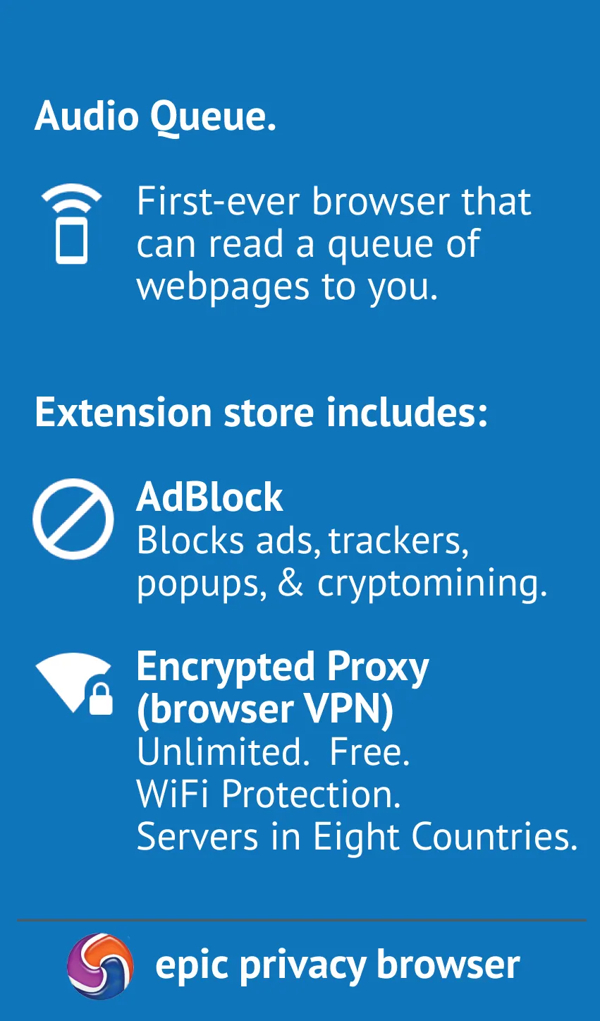 Epic Privacy Browser with VPN | Indus Appstore | Screenshot