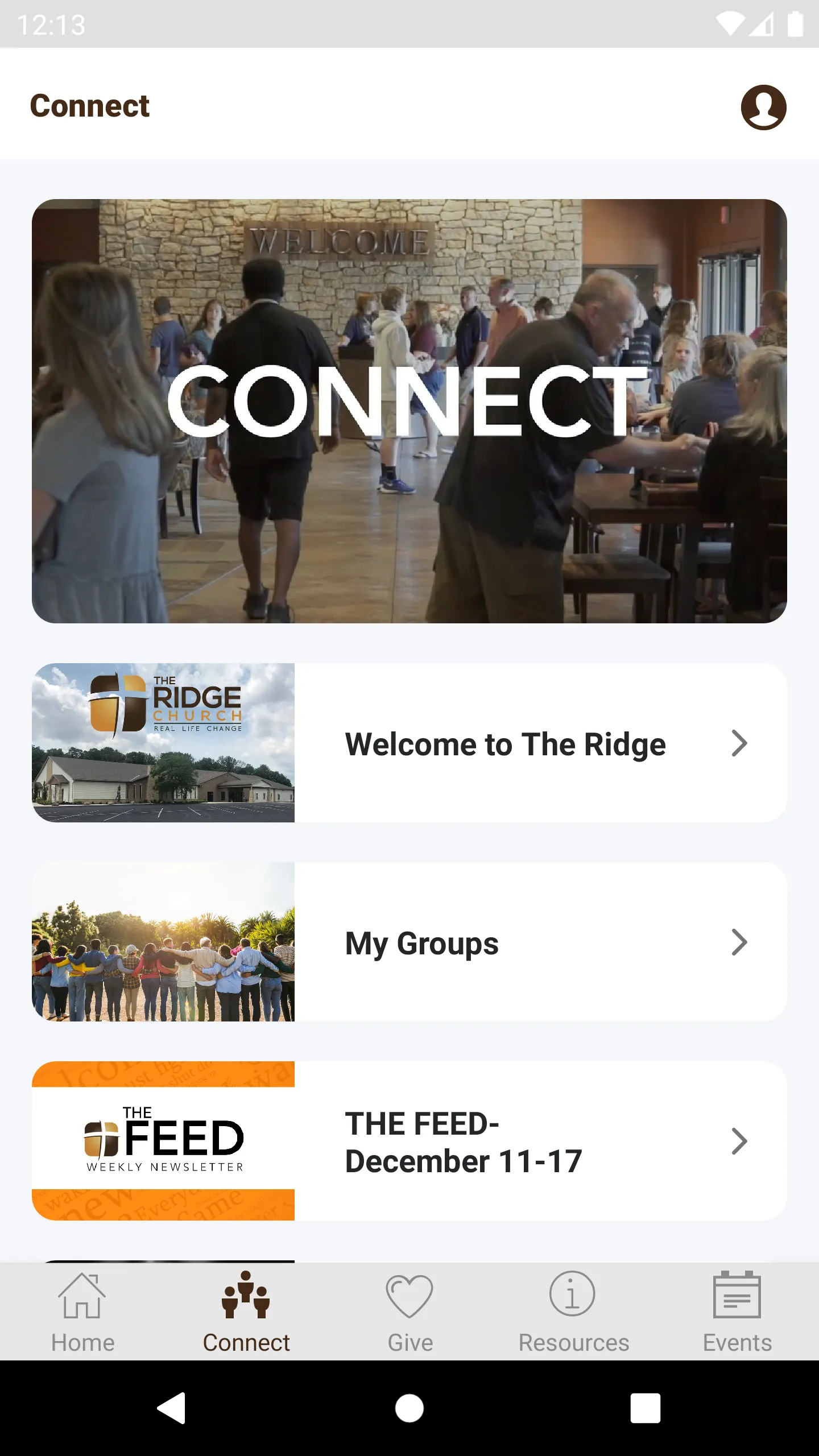 Ridge Church App | Indus Appstore | Screenshot