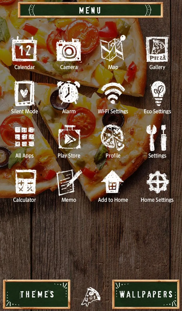 Stylish wallpaper-Pizza Time!- | Indus Appstore | Screenshot