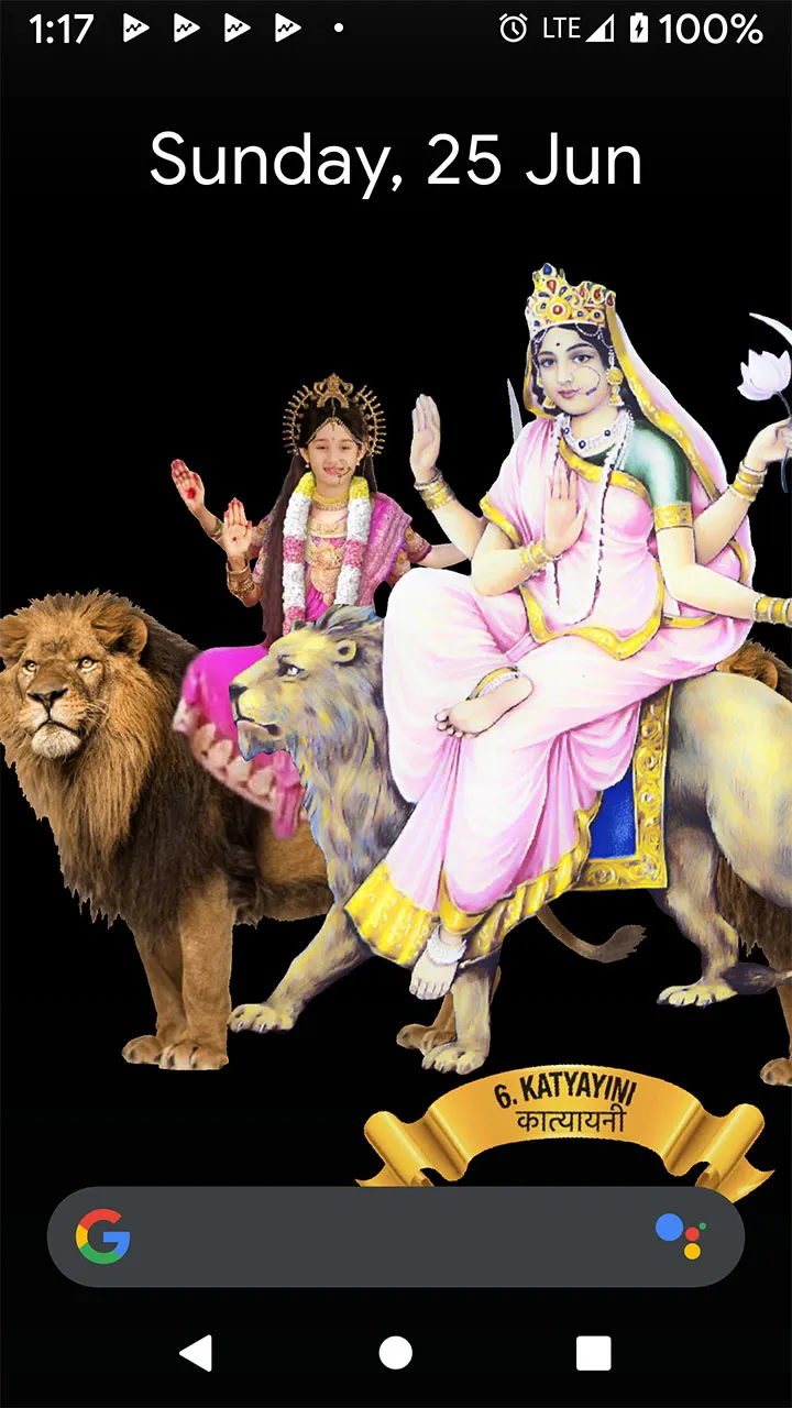 4D Nava Durga Live Wallpaper | Indus Appstore | Screenshot