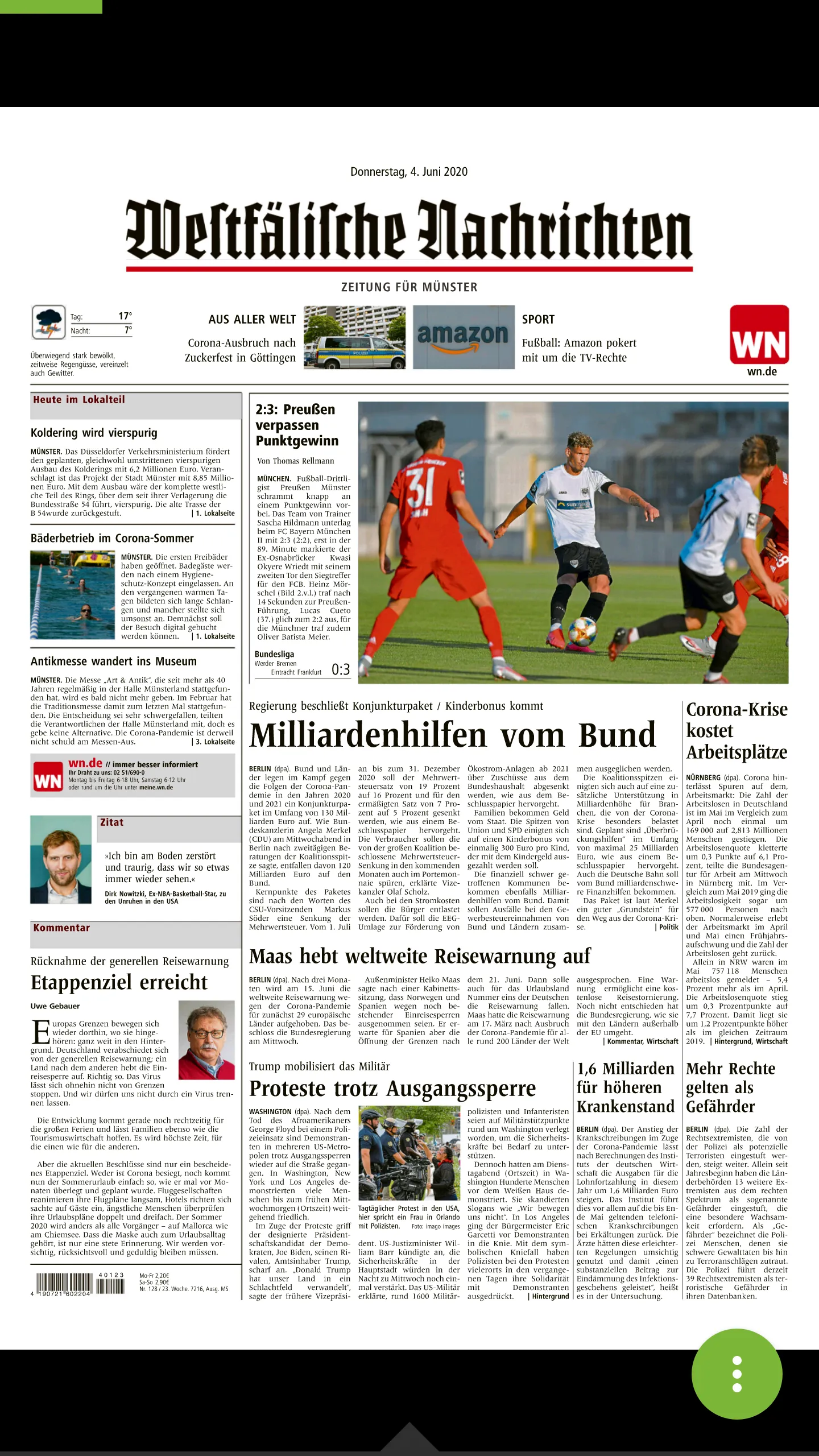 WN ePaper - Westfälische Nachr | Indus Appstore | Screenshot