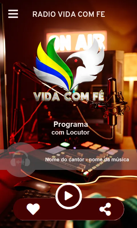 RÁDIO VIDA COM FÉ | Indus Appstore | Screenshot