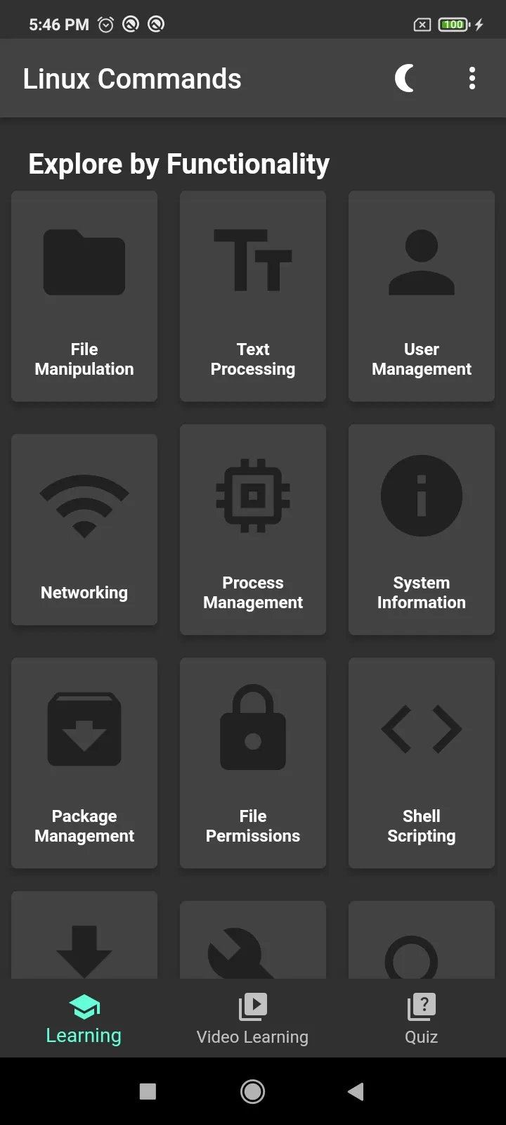 Linux Commands | Indus Appstore | Screenshot