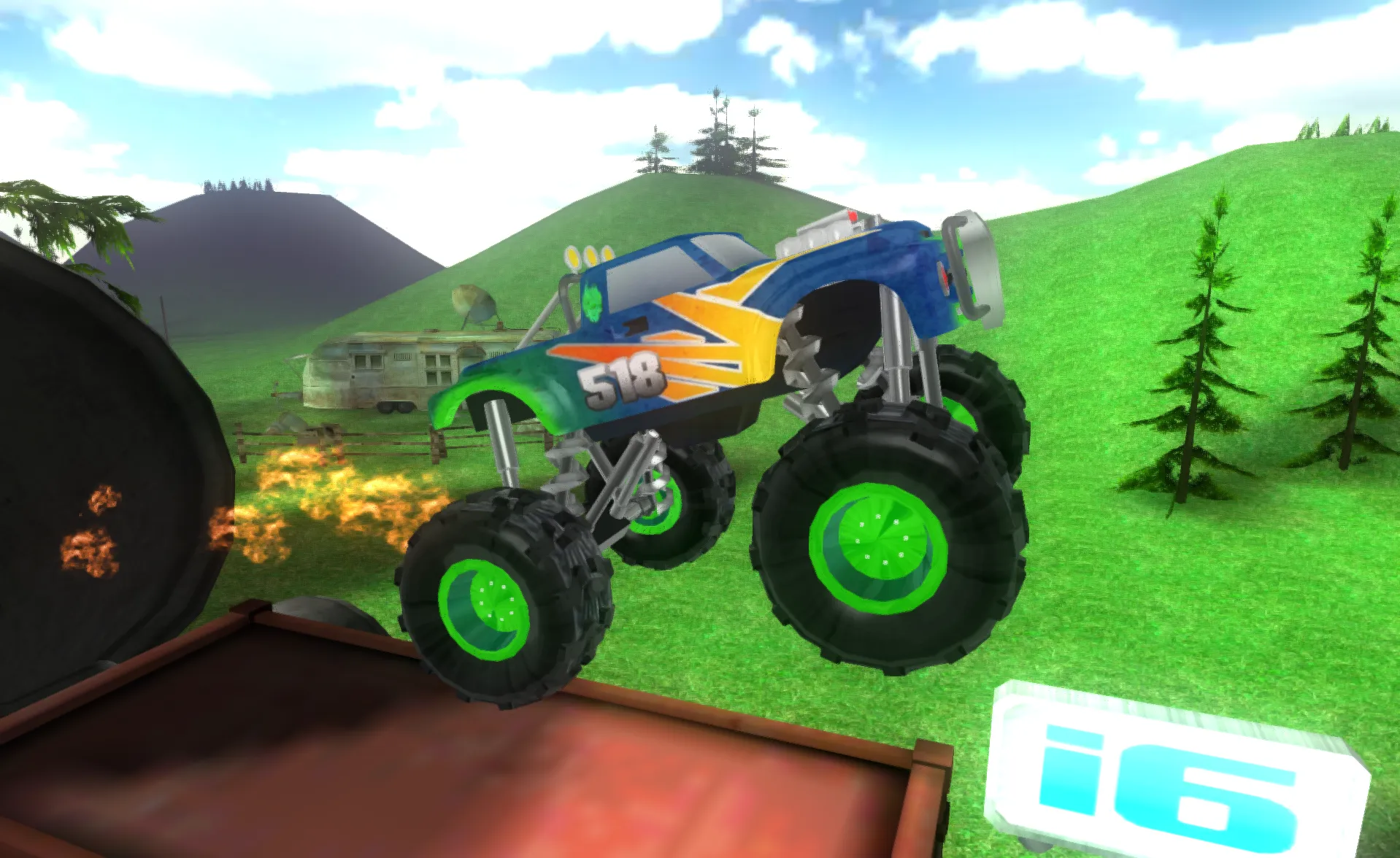 Big Monster Truck Racing 3D | Indus Appstore | Screenshot