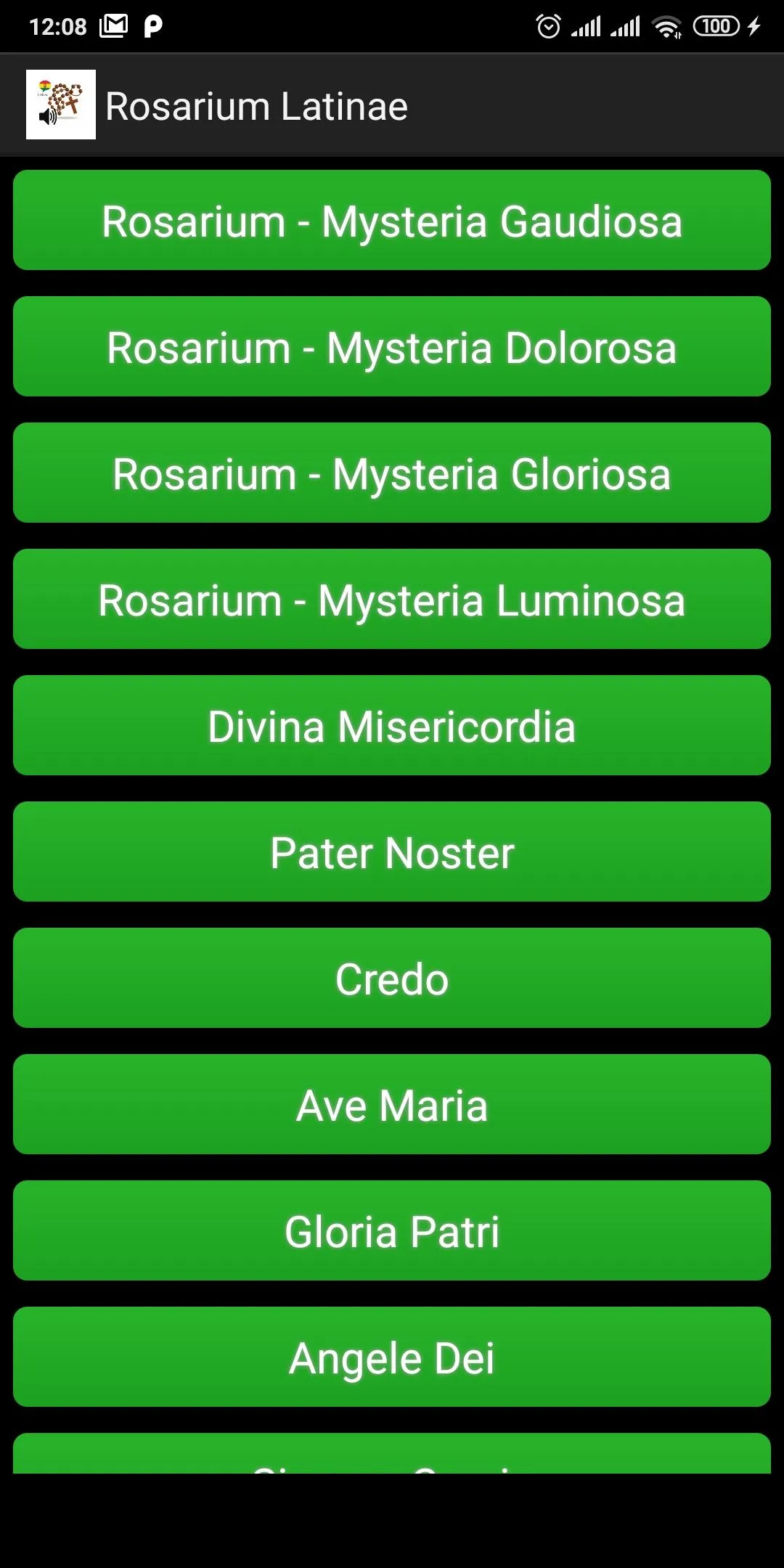 Rosarium Latinae Audio | Indus Appstore | Screenshot