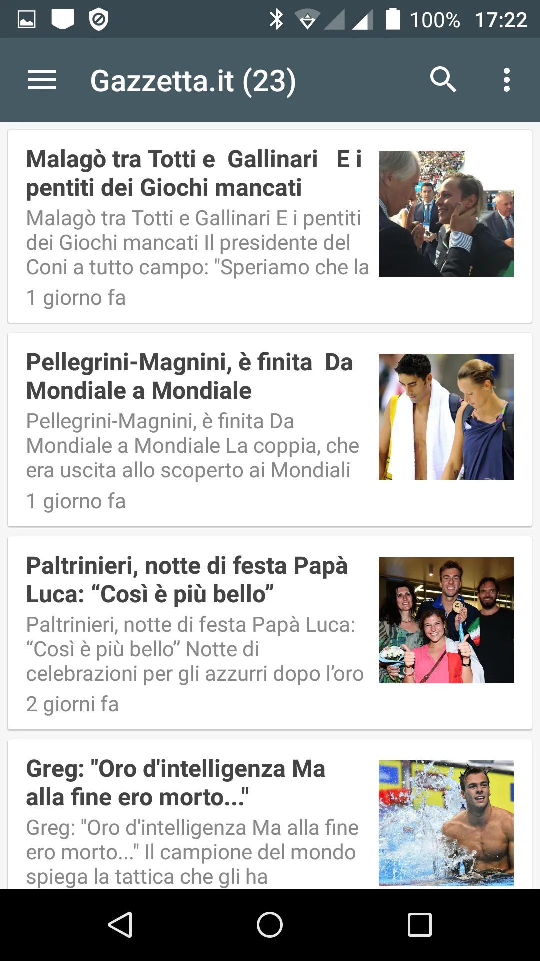 Pallanuoto Notizie | Indus Appstore | Screenshot