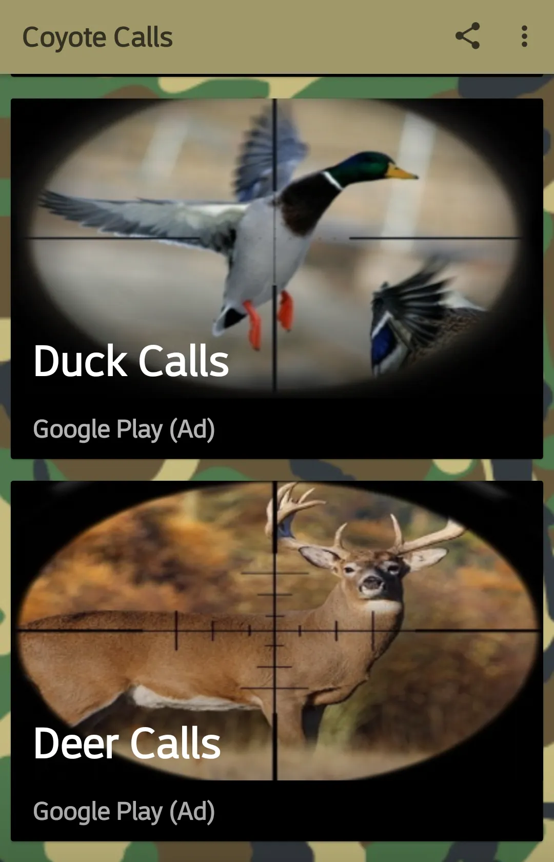 Coyote Hunting Calls | Indus Appstore | Screenshot