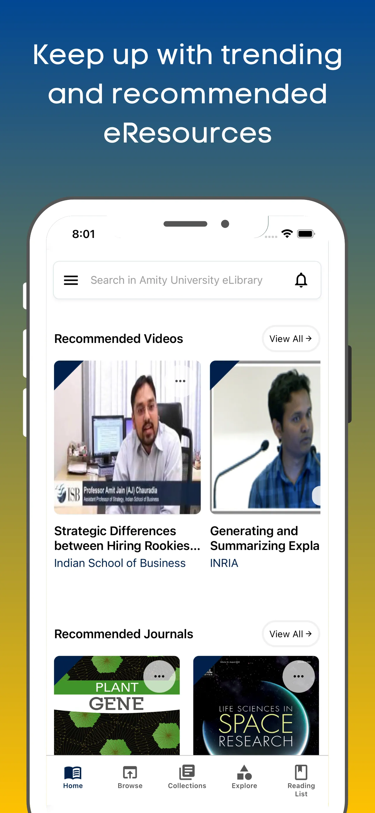 Amity University eLibrary | Indus Appstore | Screenshot