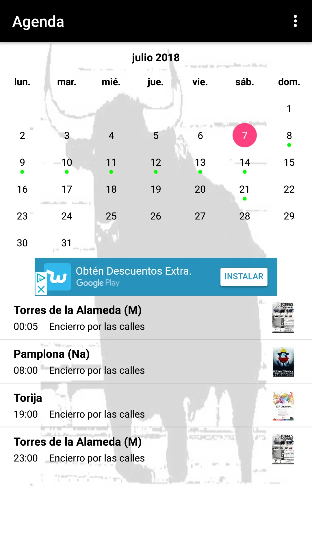 Nos Vamos De Encierro | Indus Appstore | Screenshot