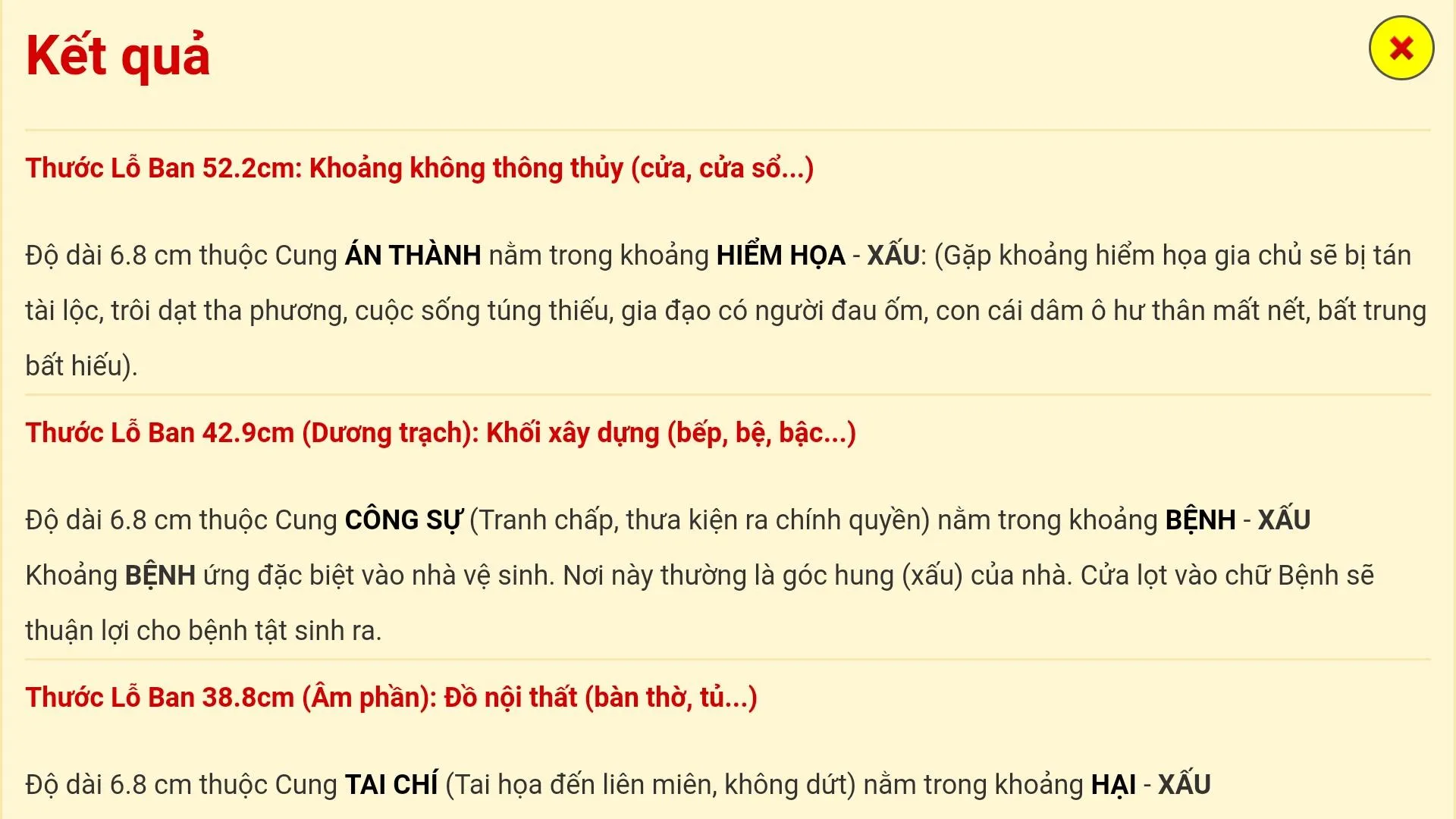 Thước Lỗ Ban - Phong thủy nhà  | Indus Appstore | Screenshot