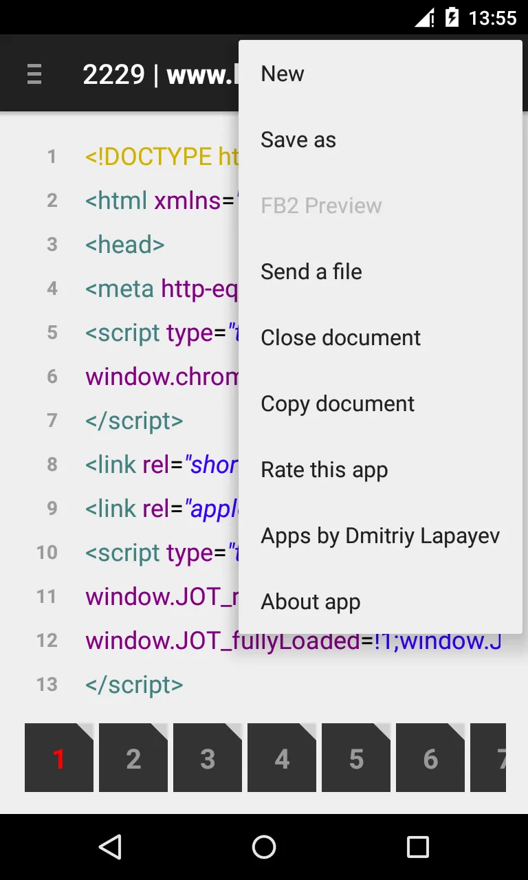 XML Editor | Indus Appstore | Screenshot