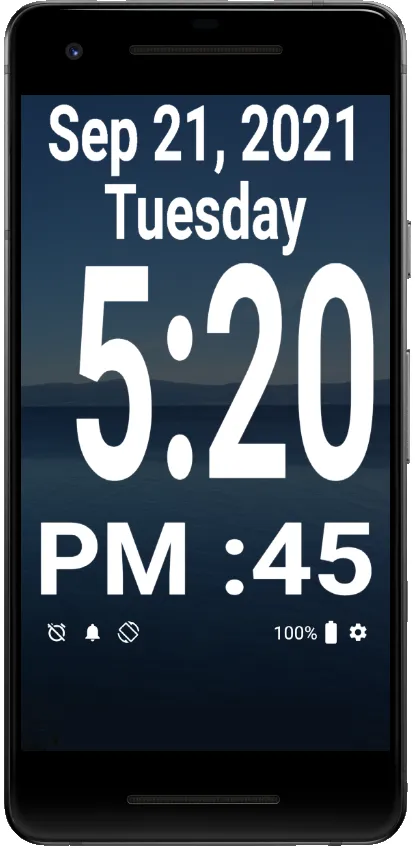 Big DeskClock - alarm & notify | Indus Appstore | Screenshot