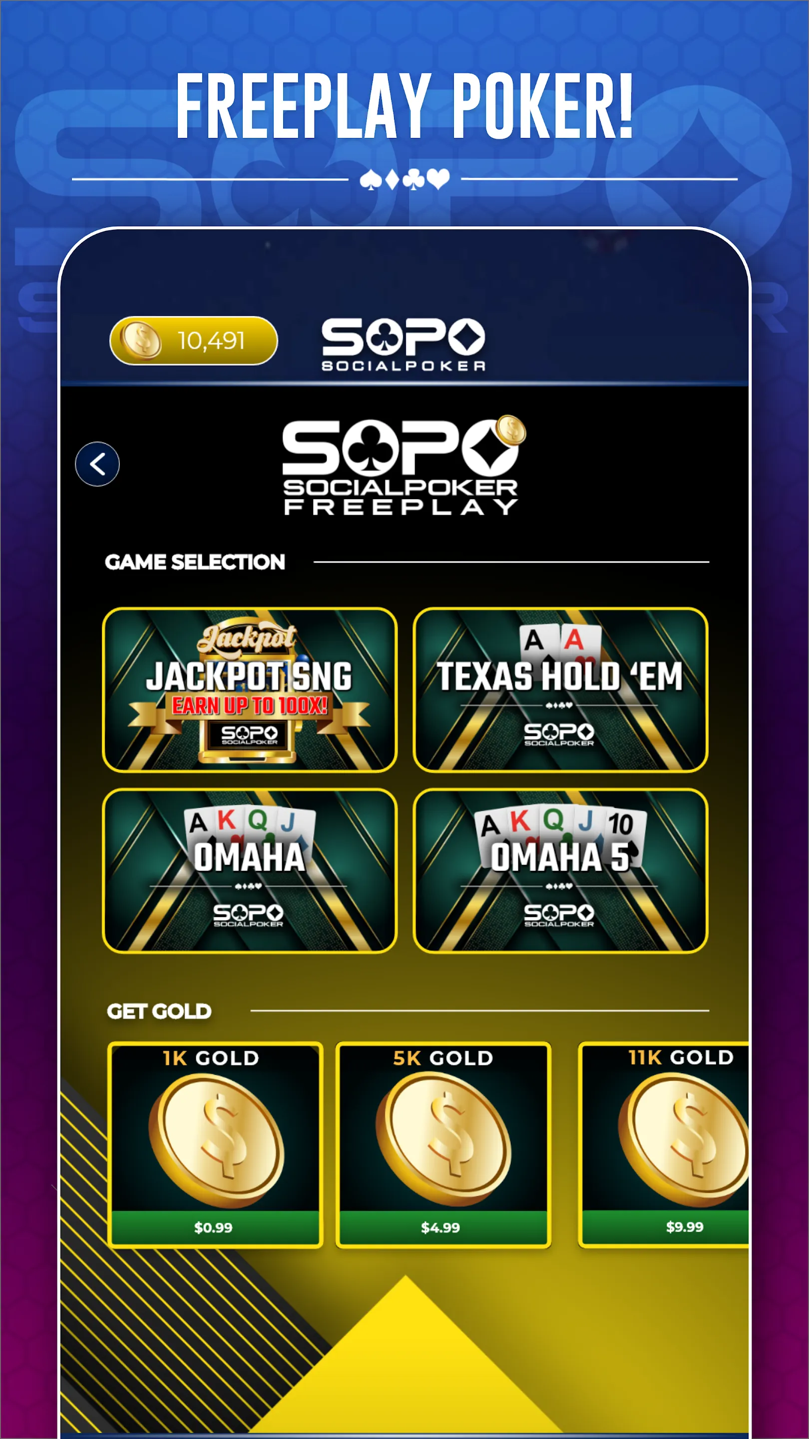 SoPo Poker - Social Poker | Indus Appstore | Screenshot