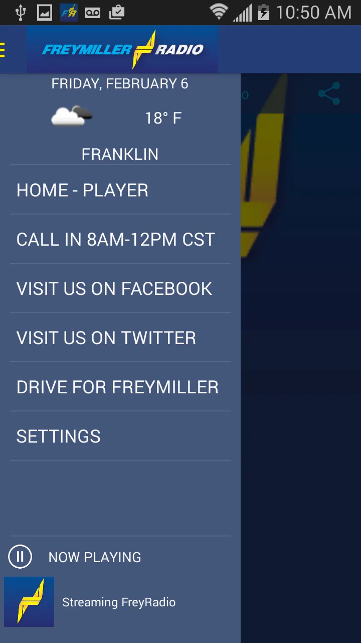 Freymiller Radio | Indus Appstore | Screenshot