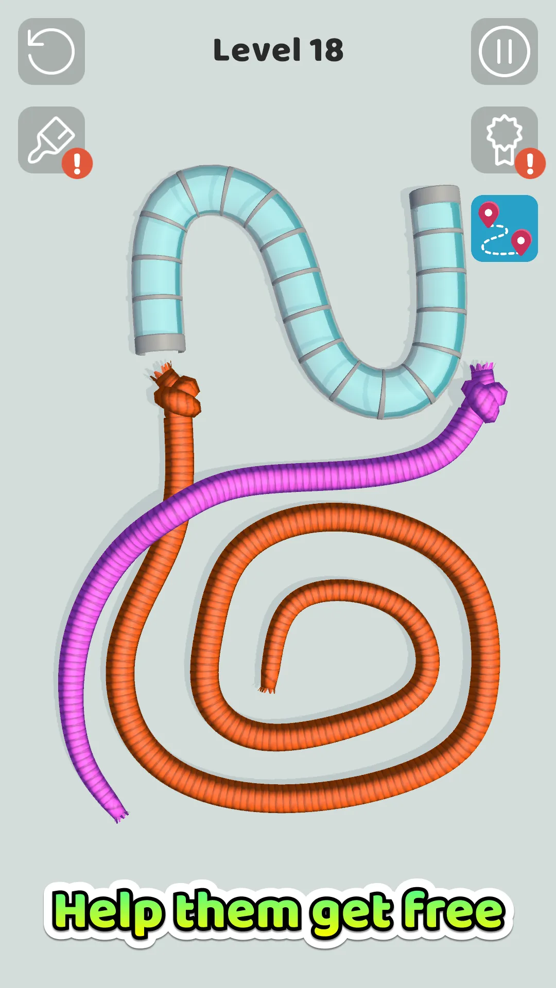 Tangled Snakes | Indus Appstore | Screenshot