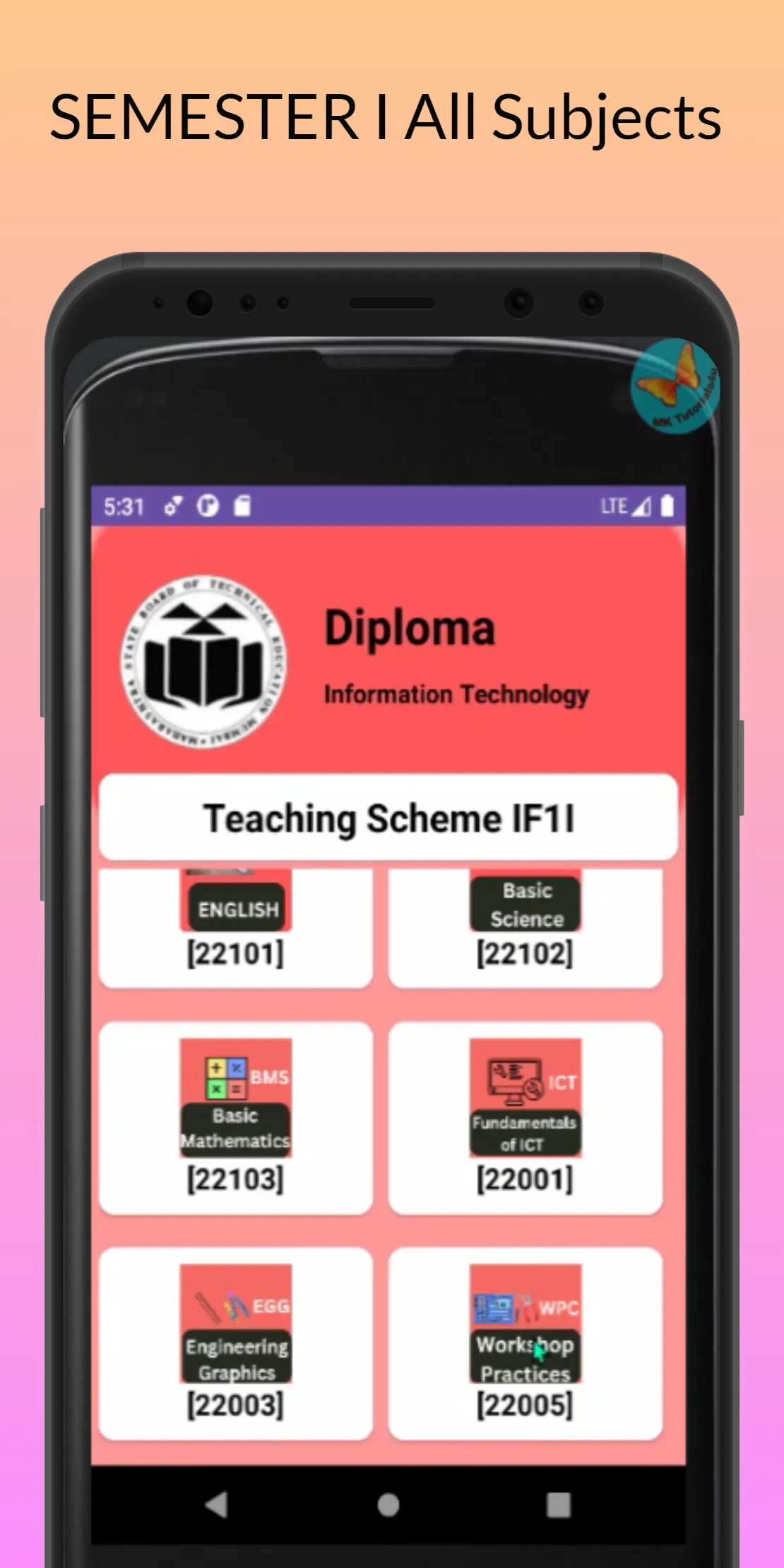 MSBTE Diploma IF | Indus Appstore | Screenshot