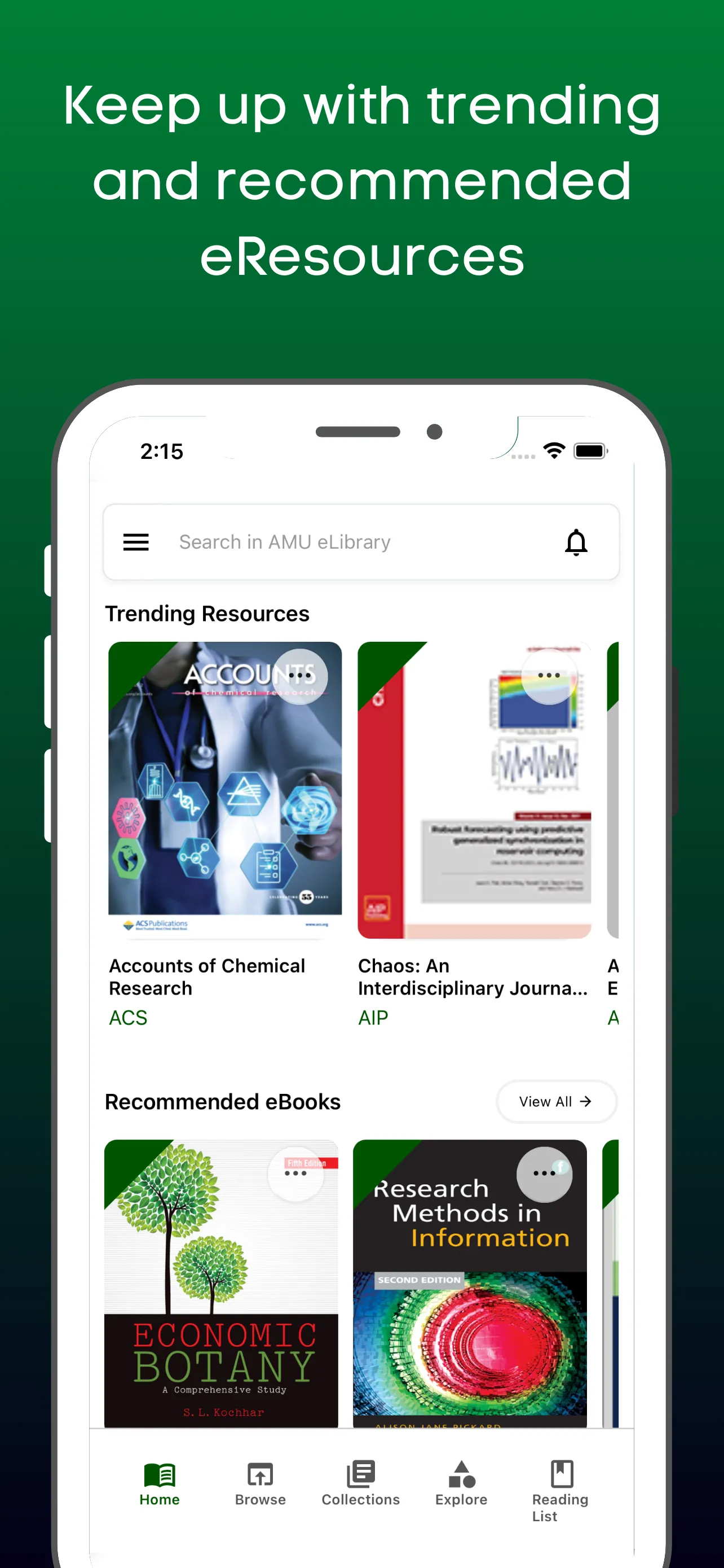 AMU eLibrary | Indus Appstore | Screenshot