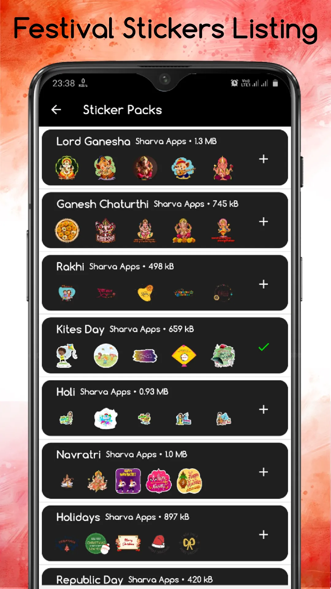 Festival Stickers for whatsapp | Indus Appstore | Screenshot