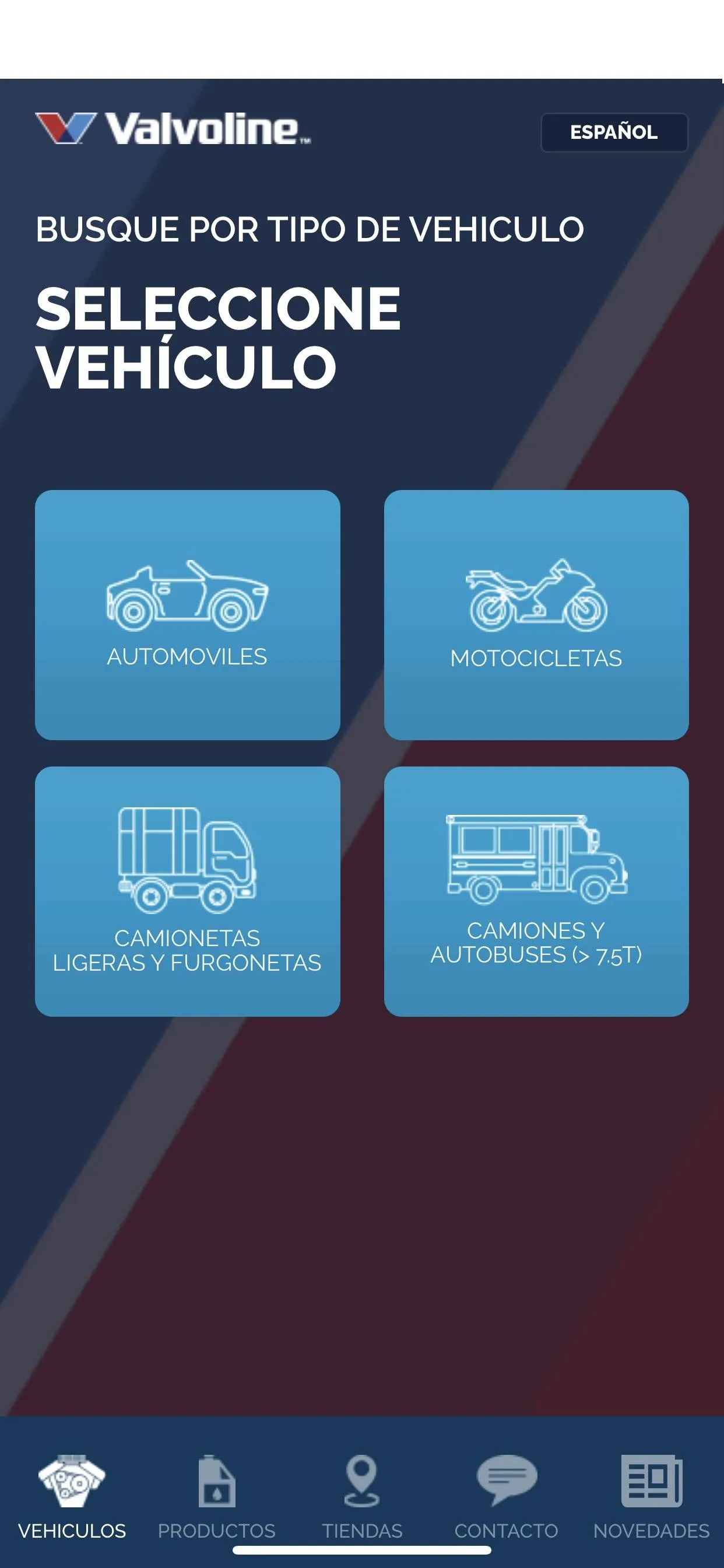 Valvoline Latinoamérica | Indus Appstore | Screenshot