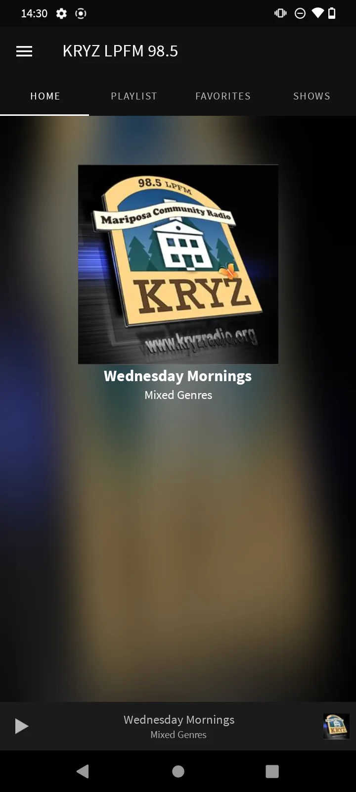 KRYZ LPFM 98.5 | Indus Appstore | Screenshot