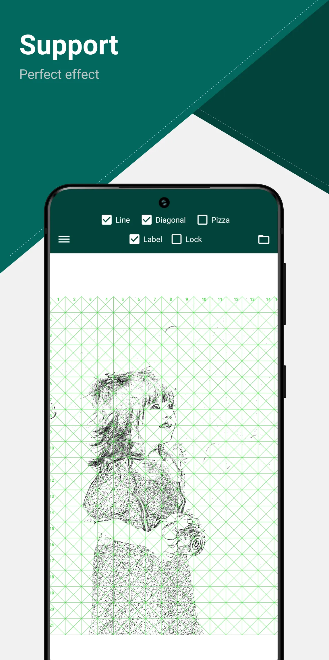 Drawing grid for the artist | Indus Appstore | Screenshot