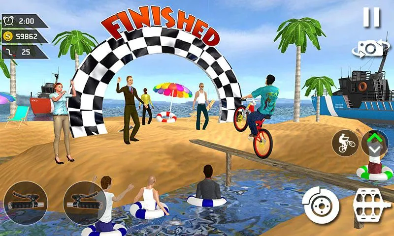 Waterpark BMX Bicycle Surfing | Indus Appstore | Screenshot