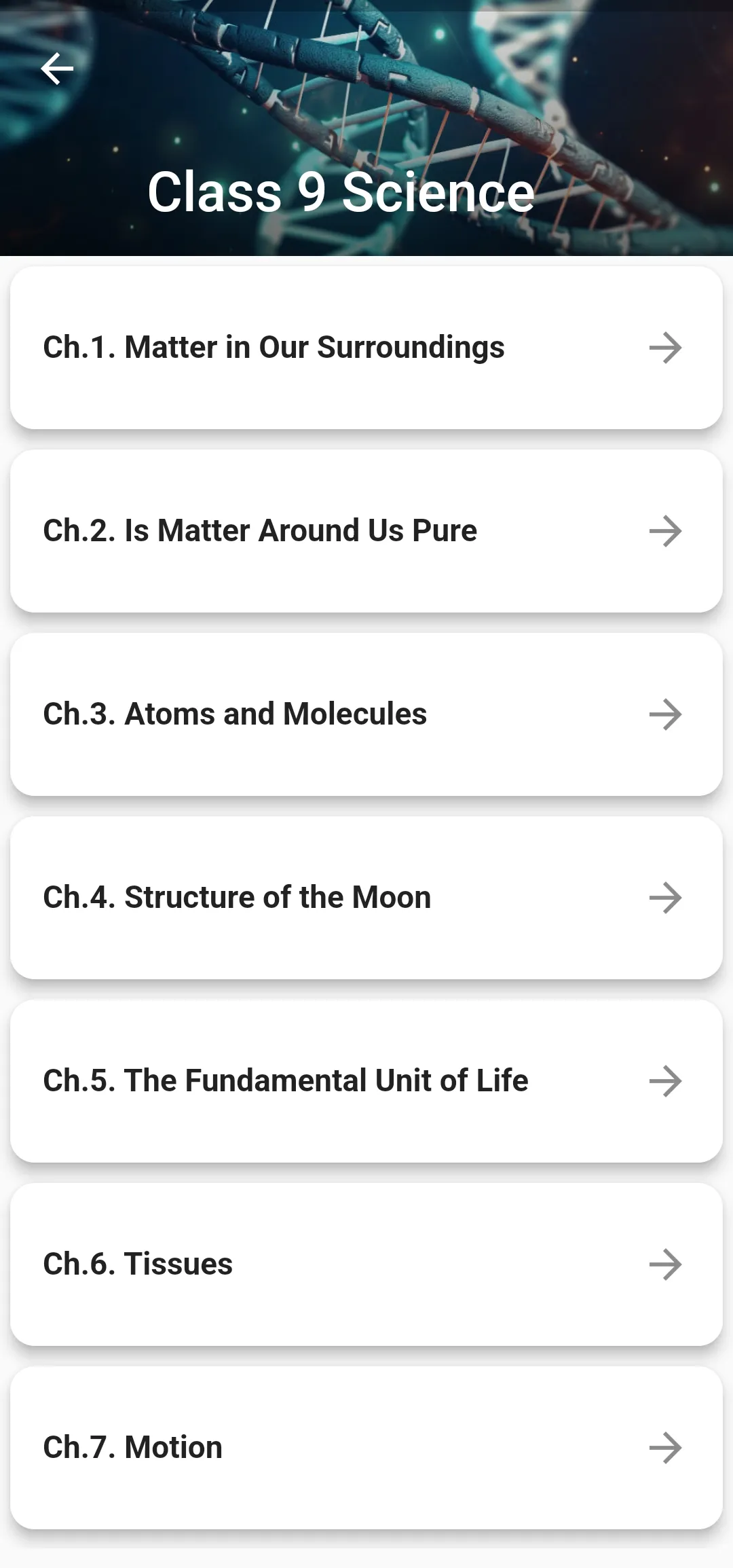 Class 9 Science for 2023-24 | Indus Appstore | Screenshot