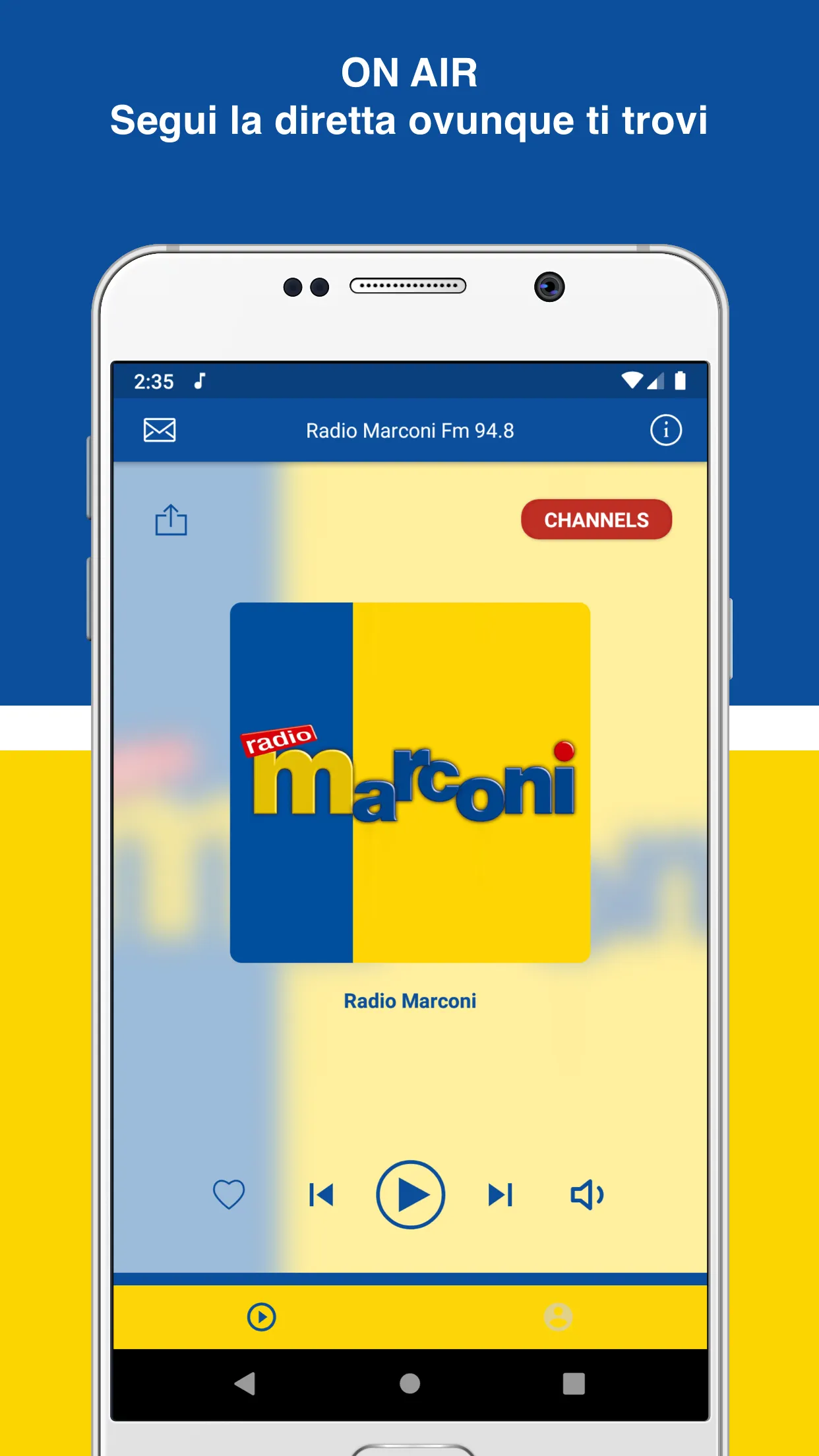 Radio Marconi Fm 94.8 | Indus Appstore | Screenshot