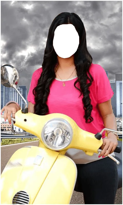 Women Bike Photo Montage | Indus Appstore | Screenshot