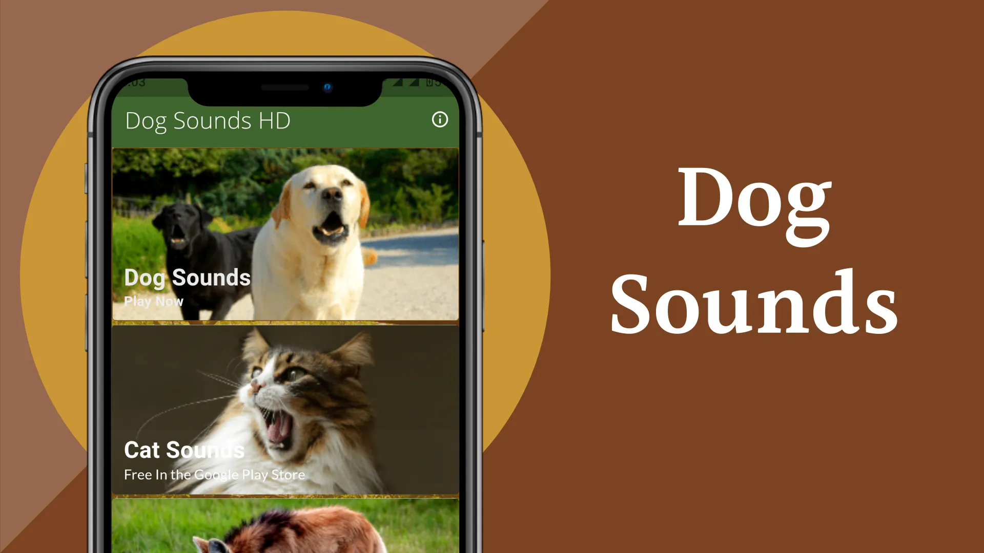 Dog Sounds - Barking Ringtones | Indus Appstore | Screenshot