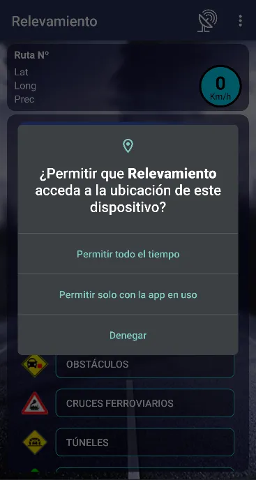 Relevamiento Vial | Indus Appstore | Screenshot