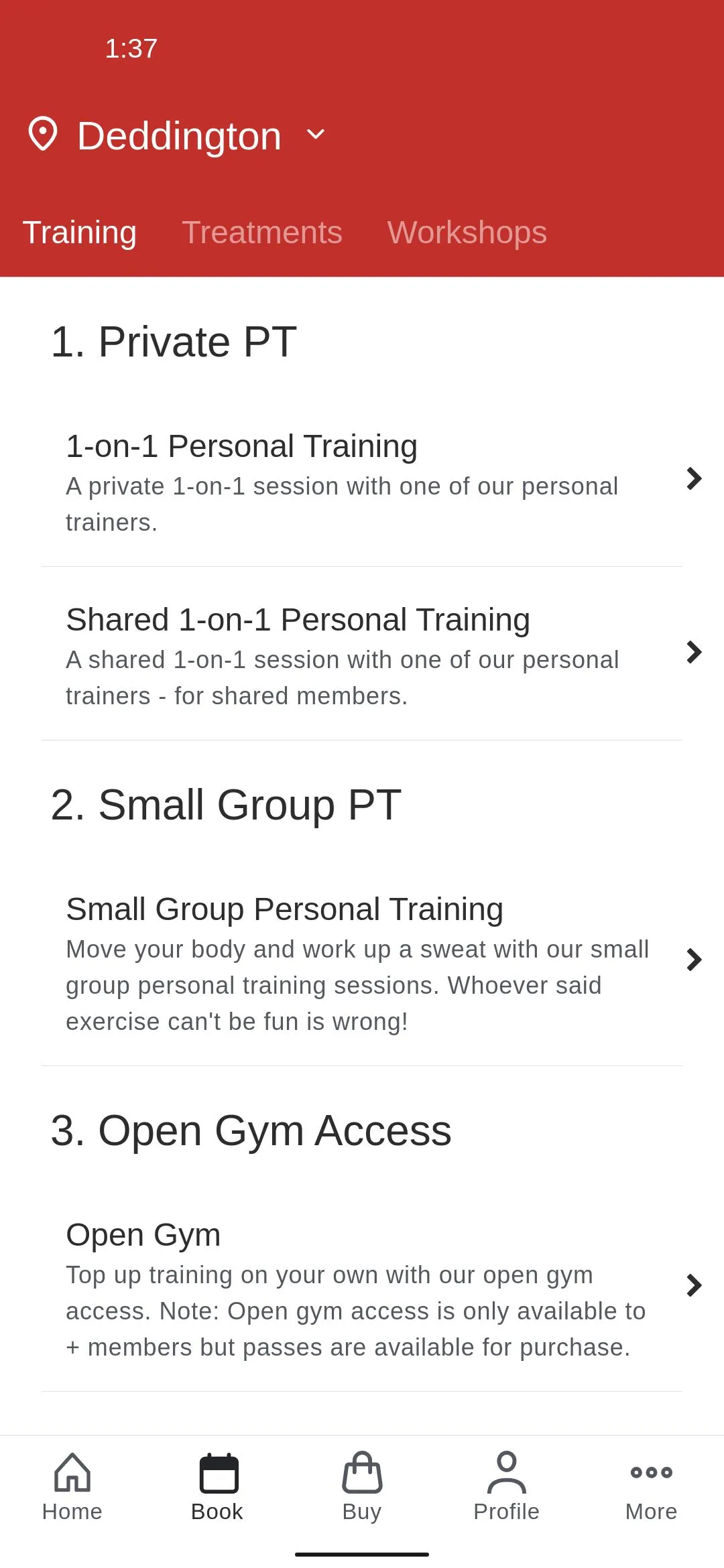 Hall Personal Training | Indus Appstore | Screenshot