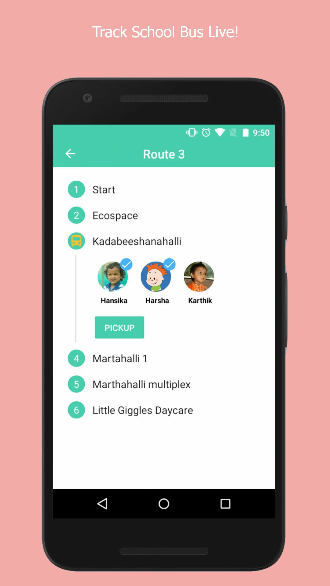 Kriyo School Bus Live Tracker | Indus Appstore | Screenshot