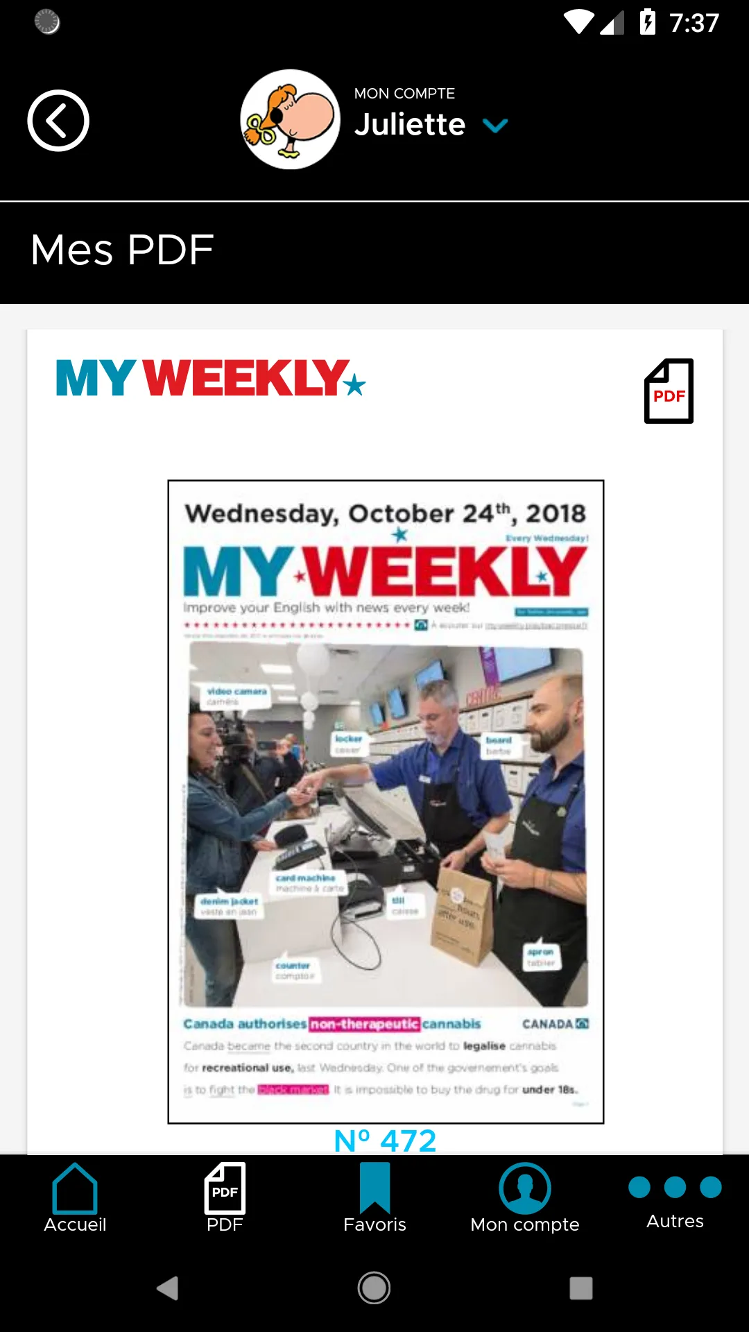 My Weekly | Indus Appstore | Screenshot