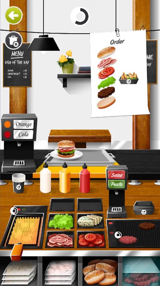 One Burger Cooking Game | Indus Appstore | Screenshot