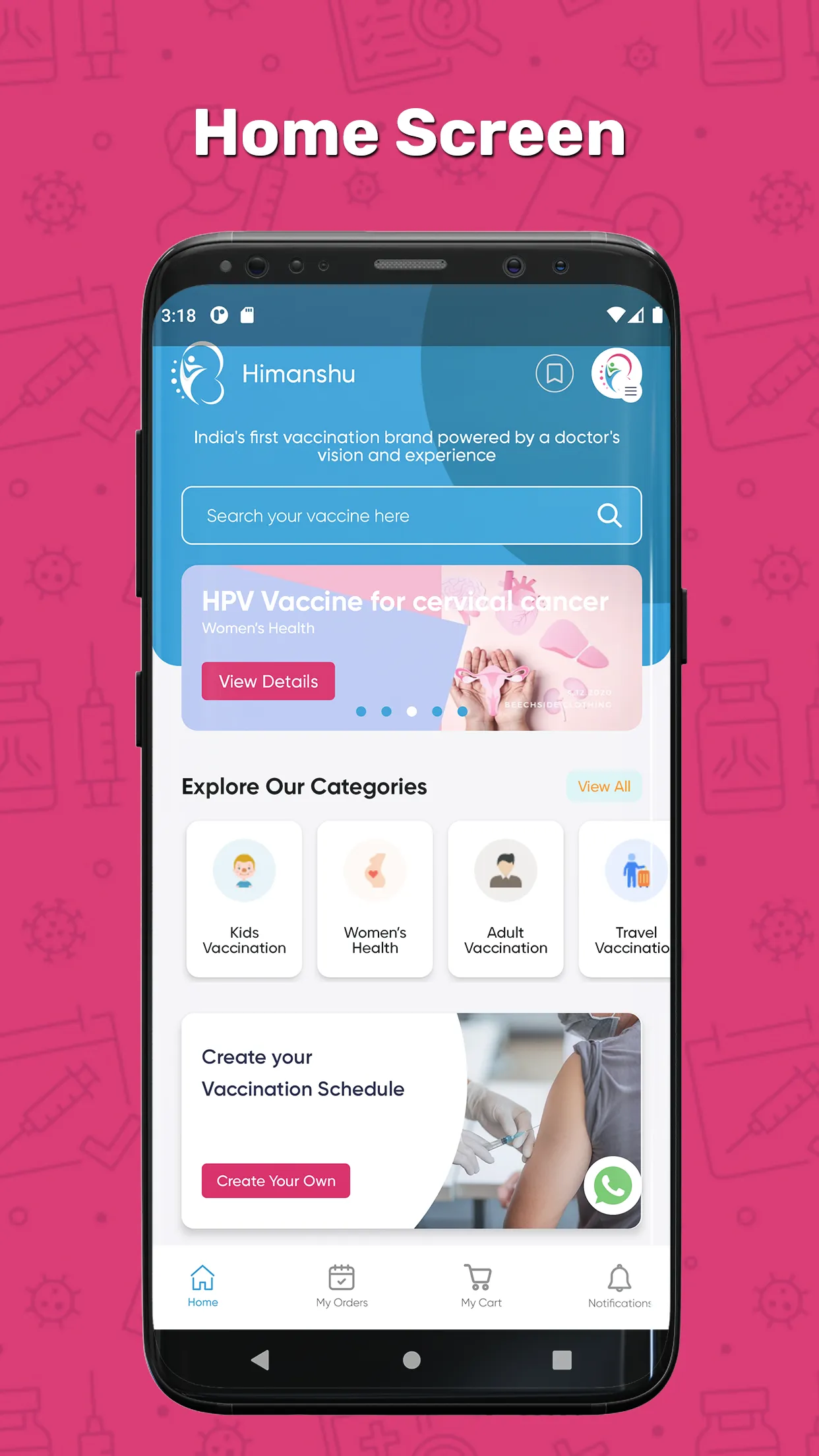 Vaccine Buddy | Indus Appstore | Screenshot