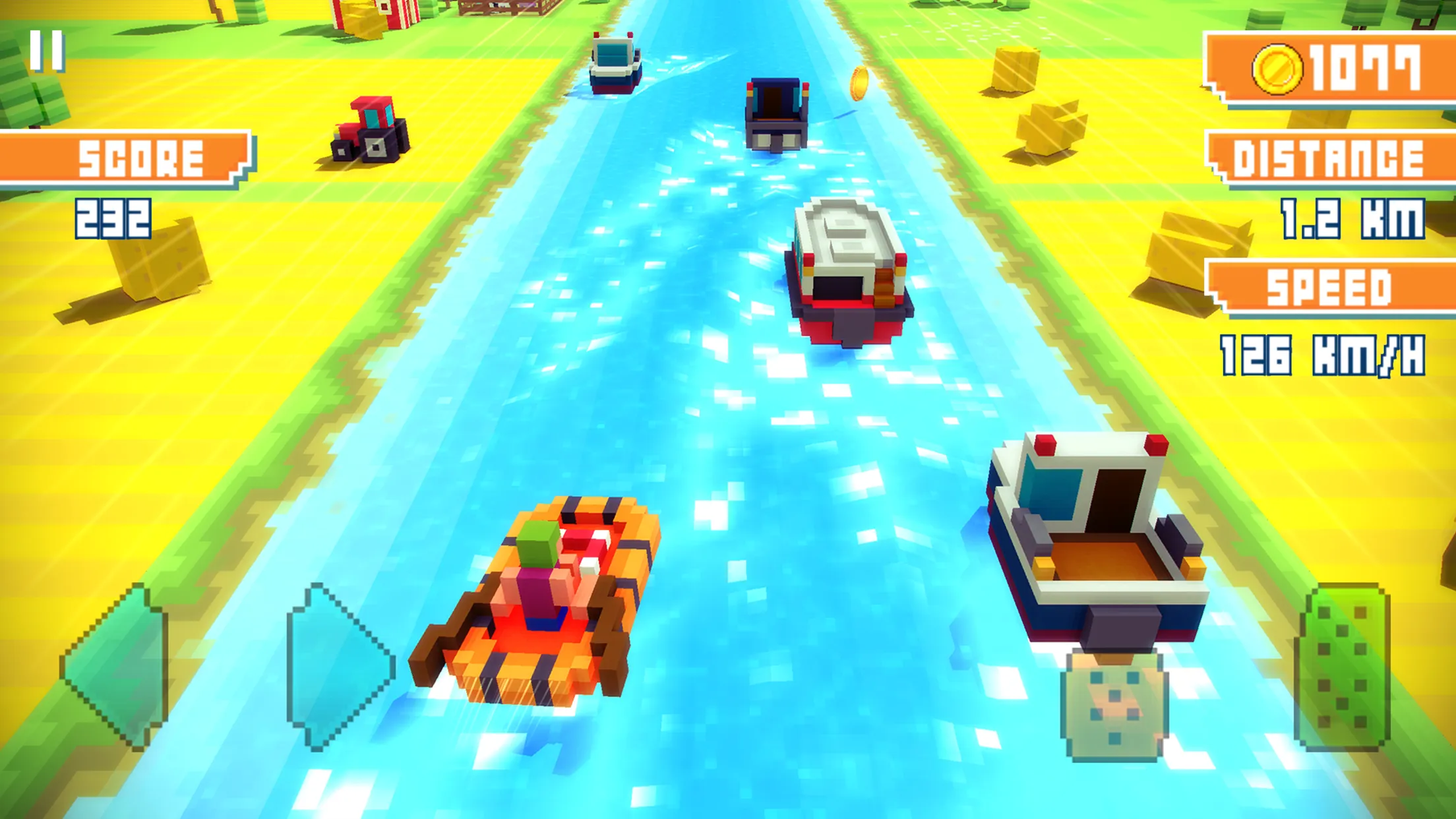 Blocky Highway: Traffic Racing | Indus Appstore | Screenshot