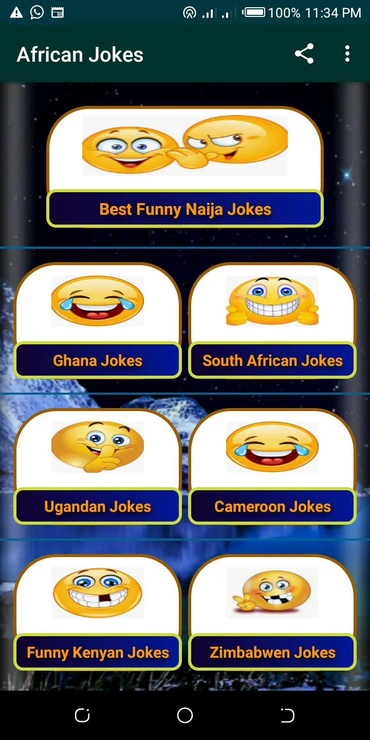 African Funny Jokes | Indus Appstore | Screenshot